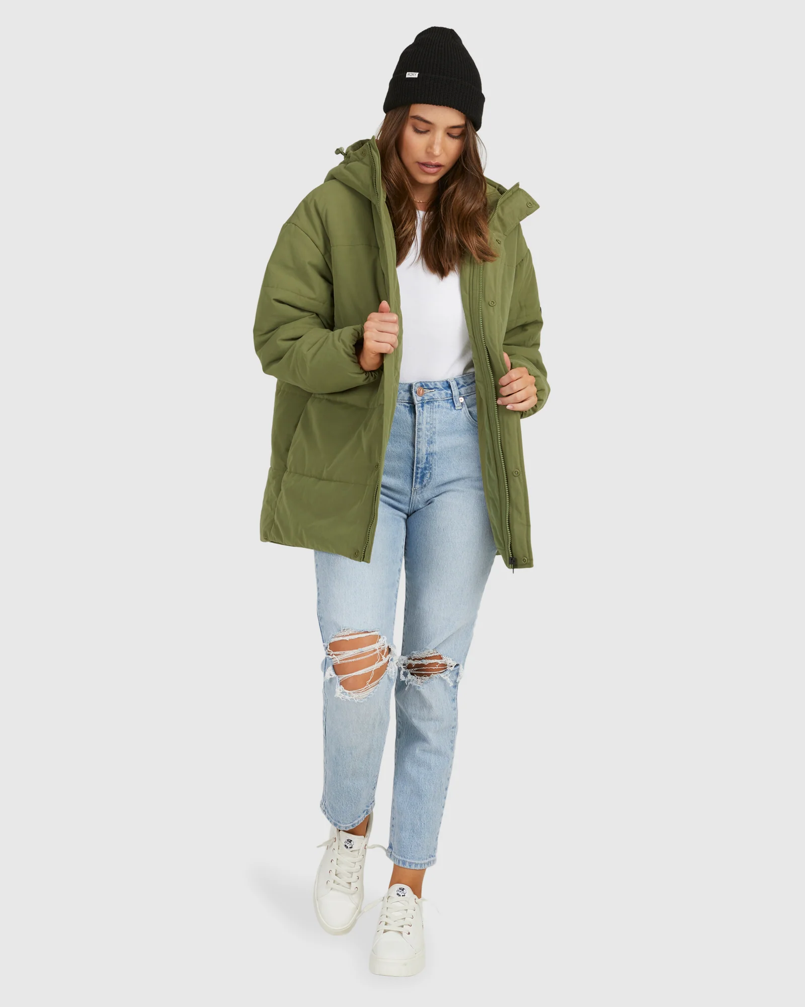 Womens Ocean Ways Puffer Jackets - Image 5