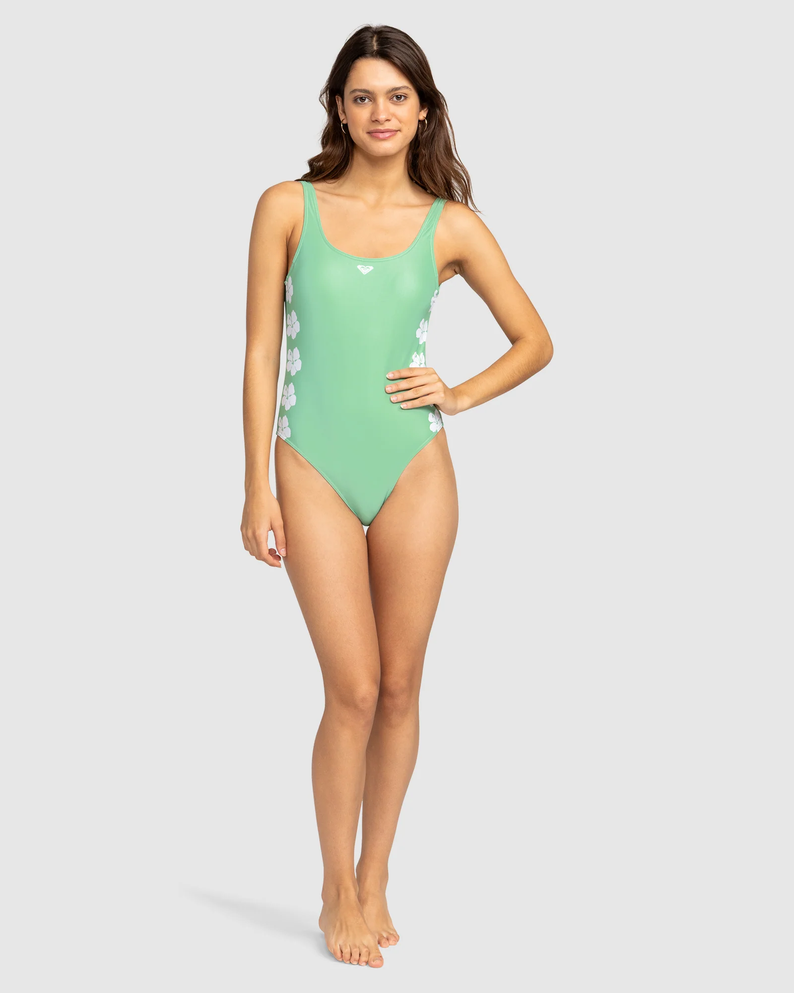 Womens Og Roxy High Leg One Piece Swimsuit - Image 5