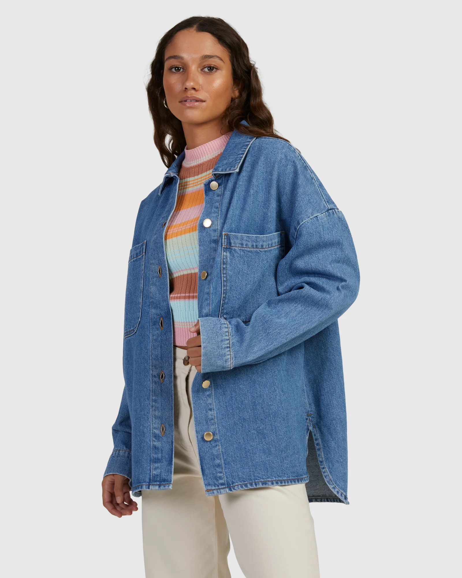 Womens Our Love Shacket Jackets - Image 2