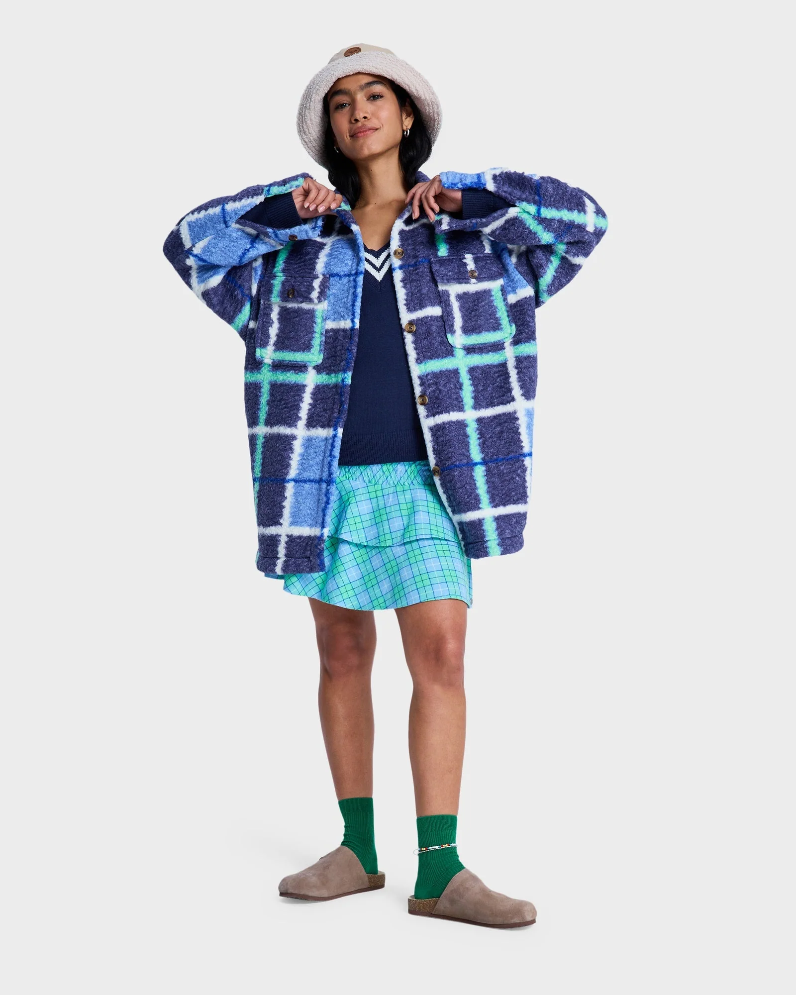 Womens Over And Above Shacket - Image 9