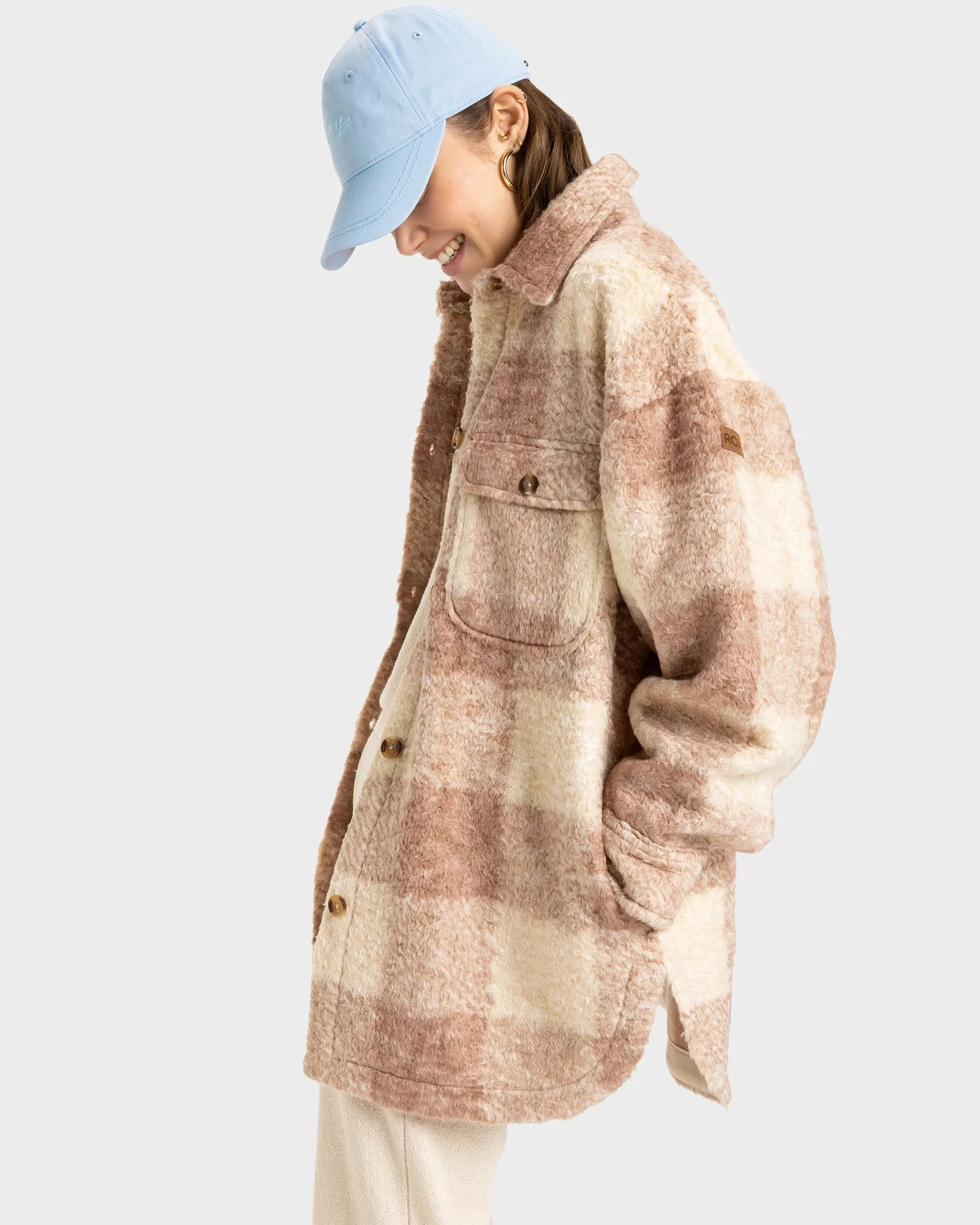 Womens Over And Above Fleece Jacket - Image 3