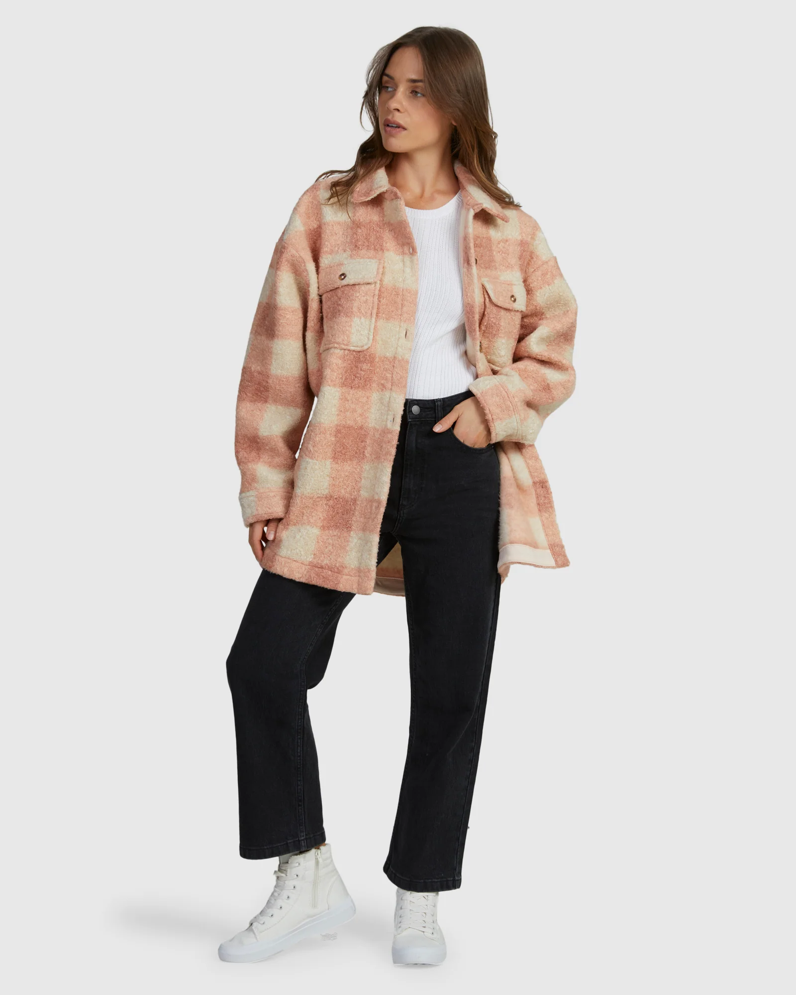 Womens Over And Above Polar Fleece Jacket - Image 5