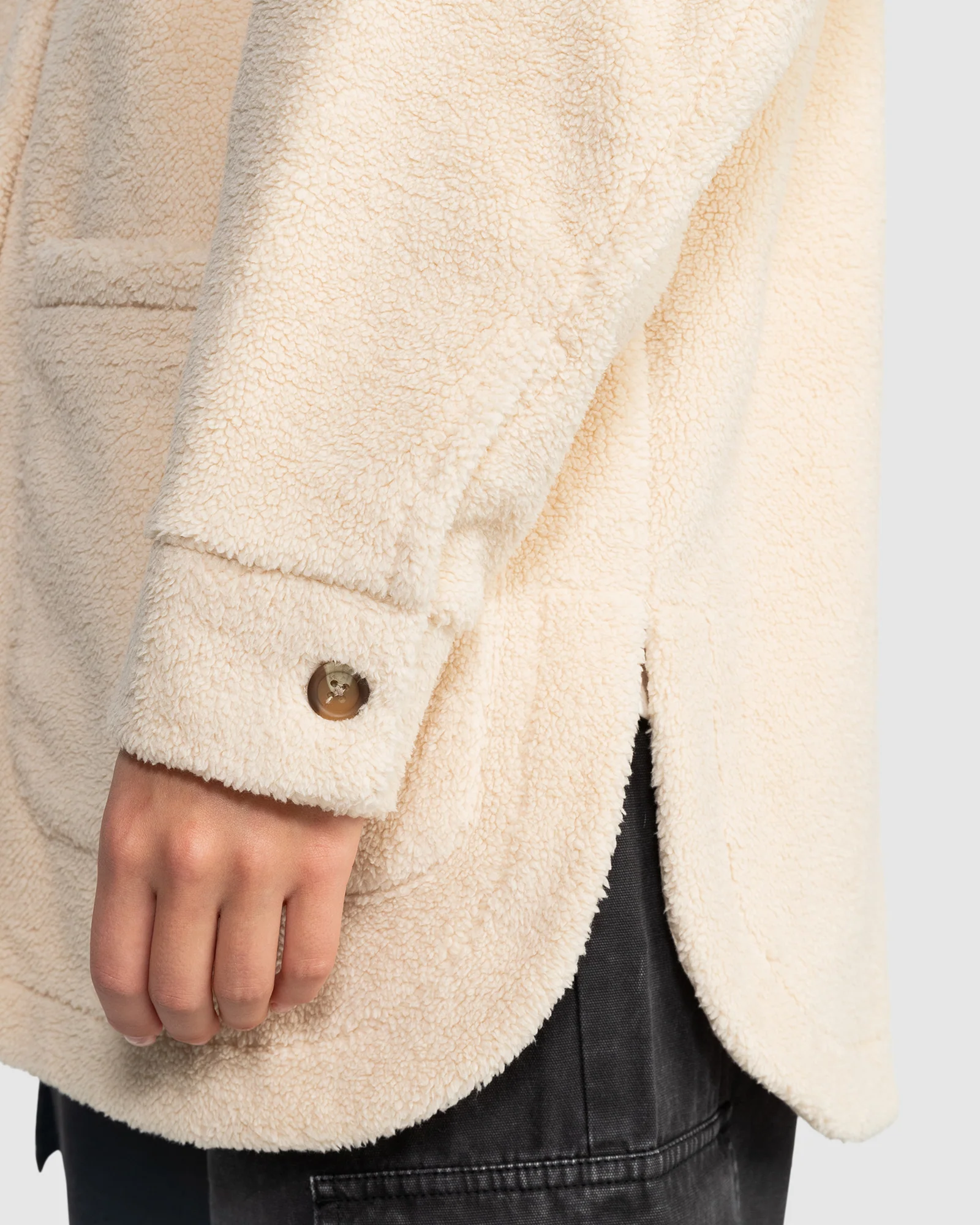 Womens Over And Over Polar Fleece Shacket - Image 4