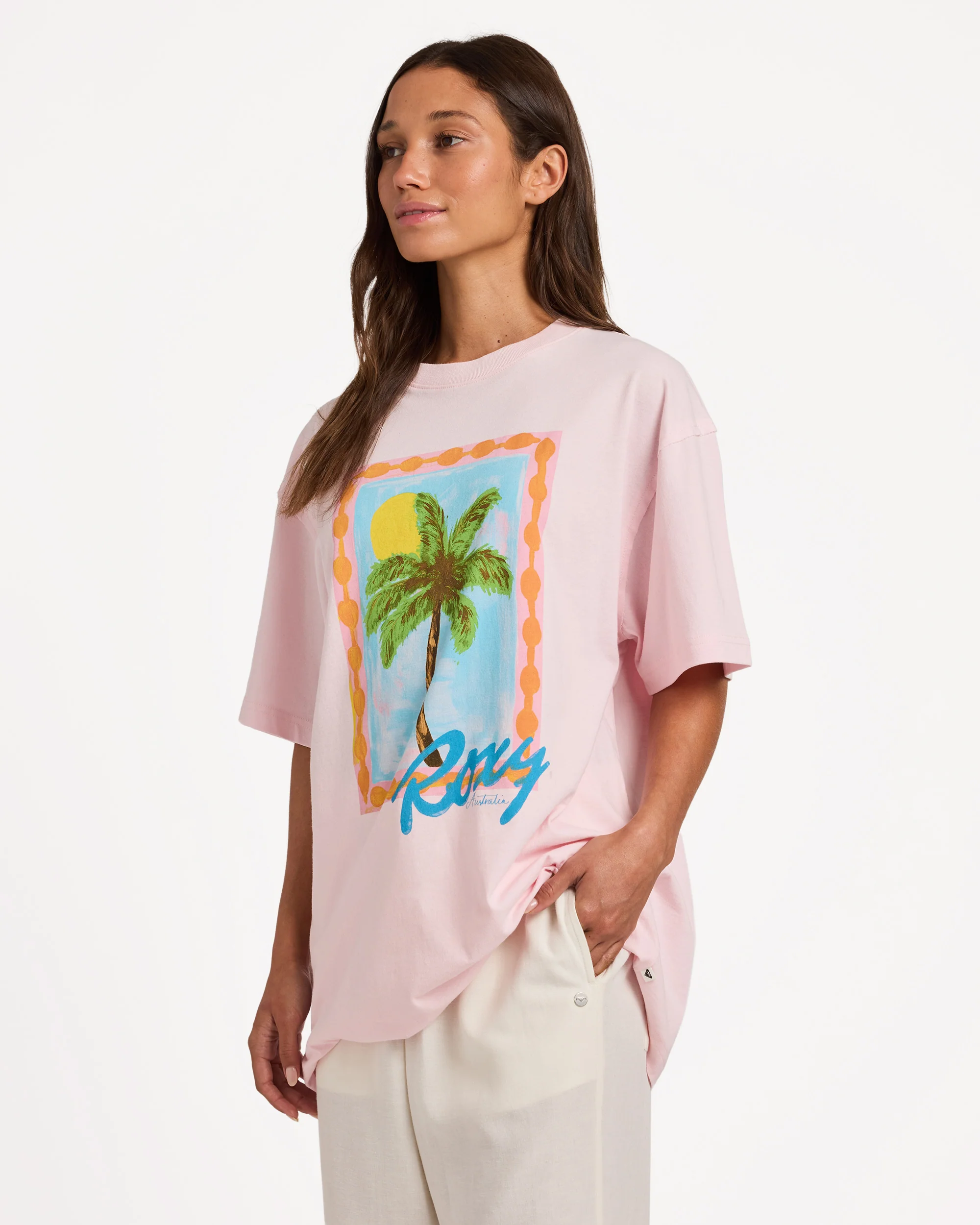 Womens Palm Tree T-Shirt - Image 4