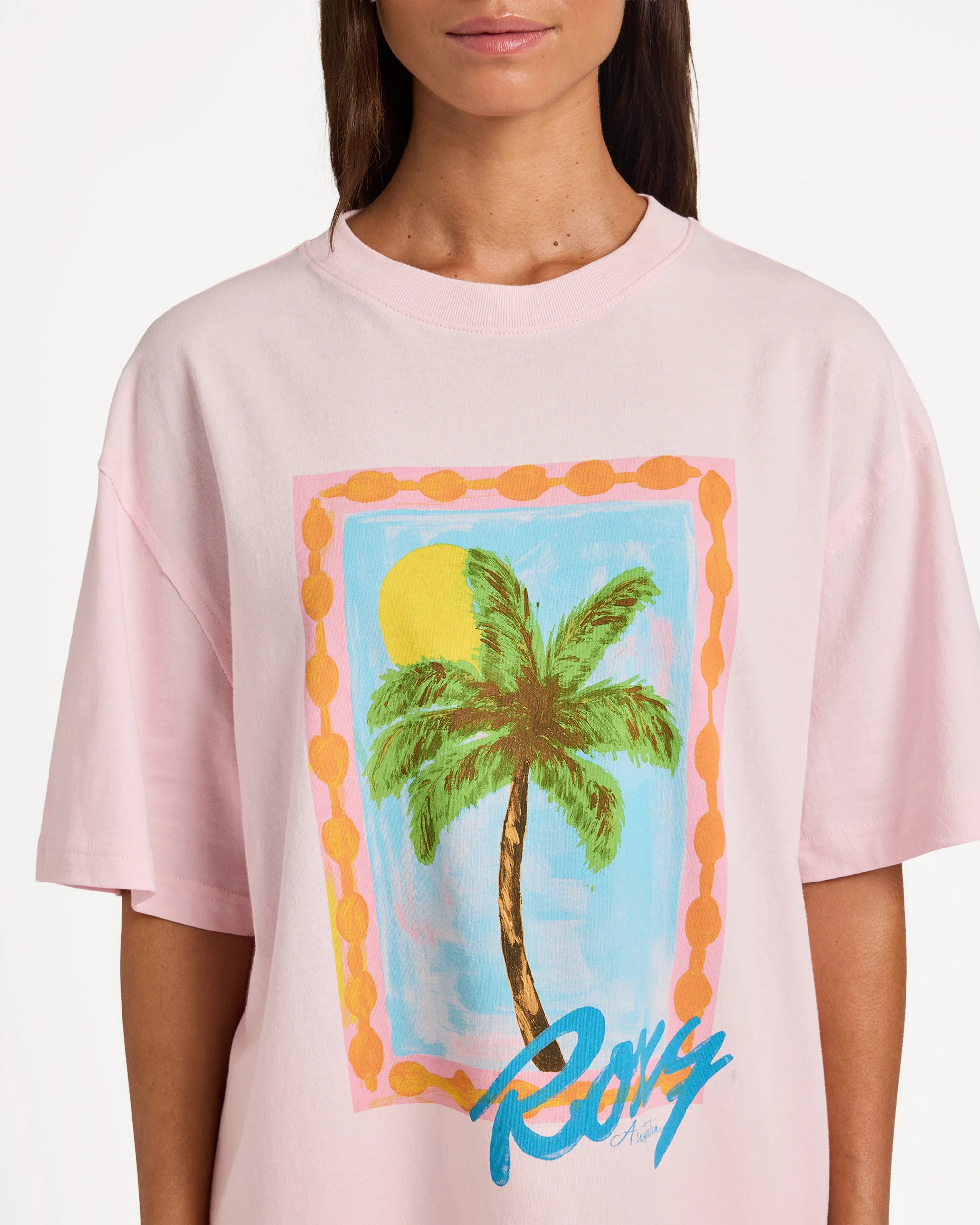 Womens Palm Tree T-Shirt - Image 5