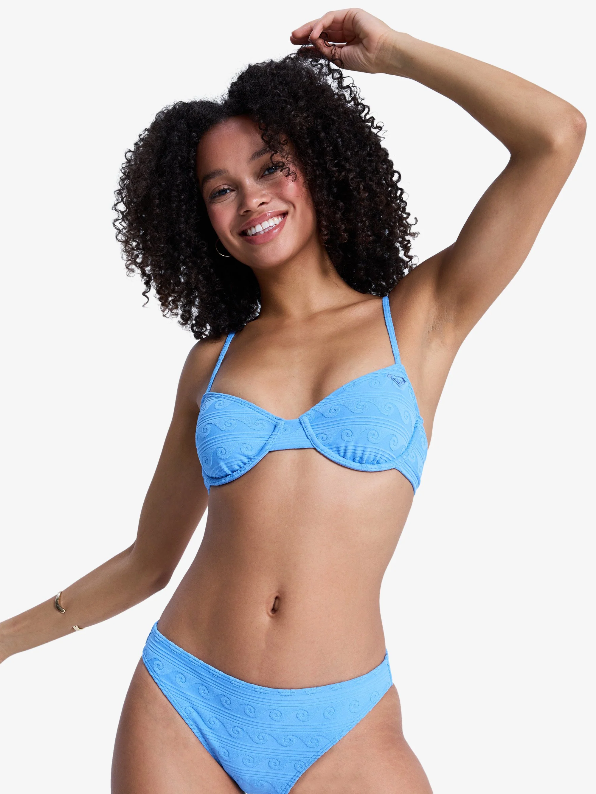 Womens Paradise Wave Underwire Bralette Bikini Top - Image 2