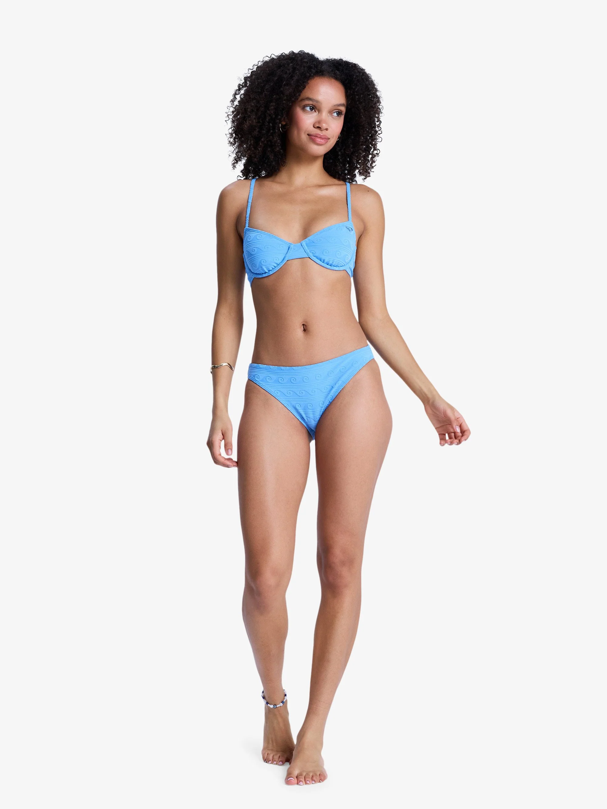 Womens Paradise Wave Underwire Bralette Bikini Top - Image 6