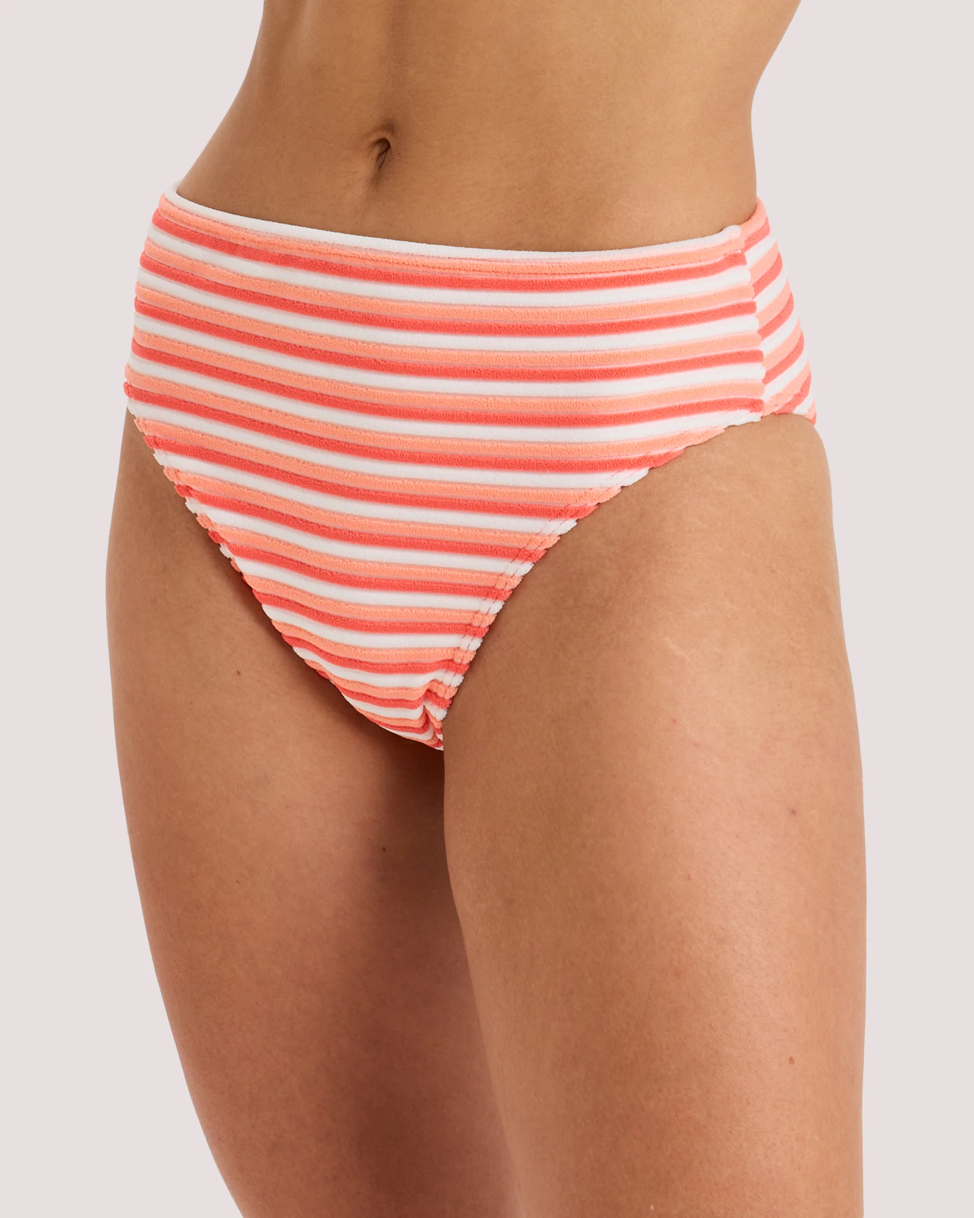 Womens Party Wave Mid Waist Bikini Bottom - Image 2