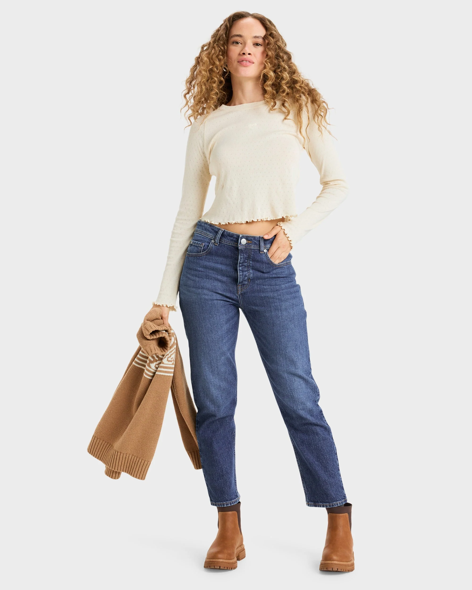 Womens Patti Straight Denim Jeans - Image 6