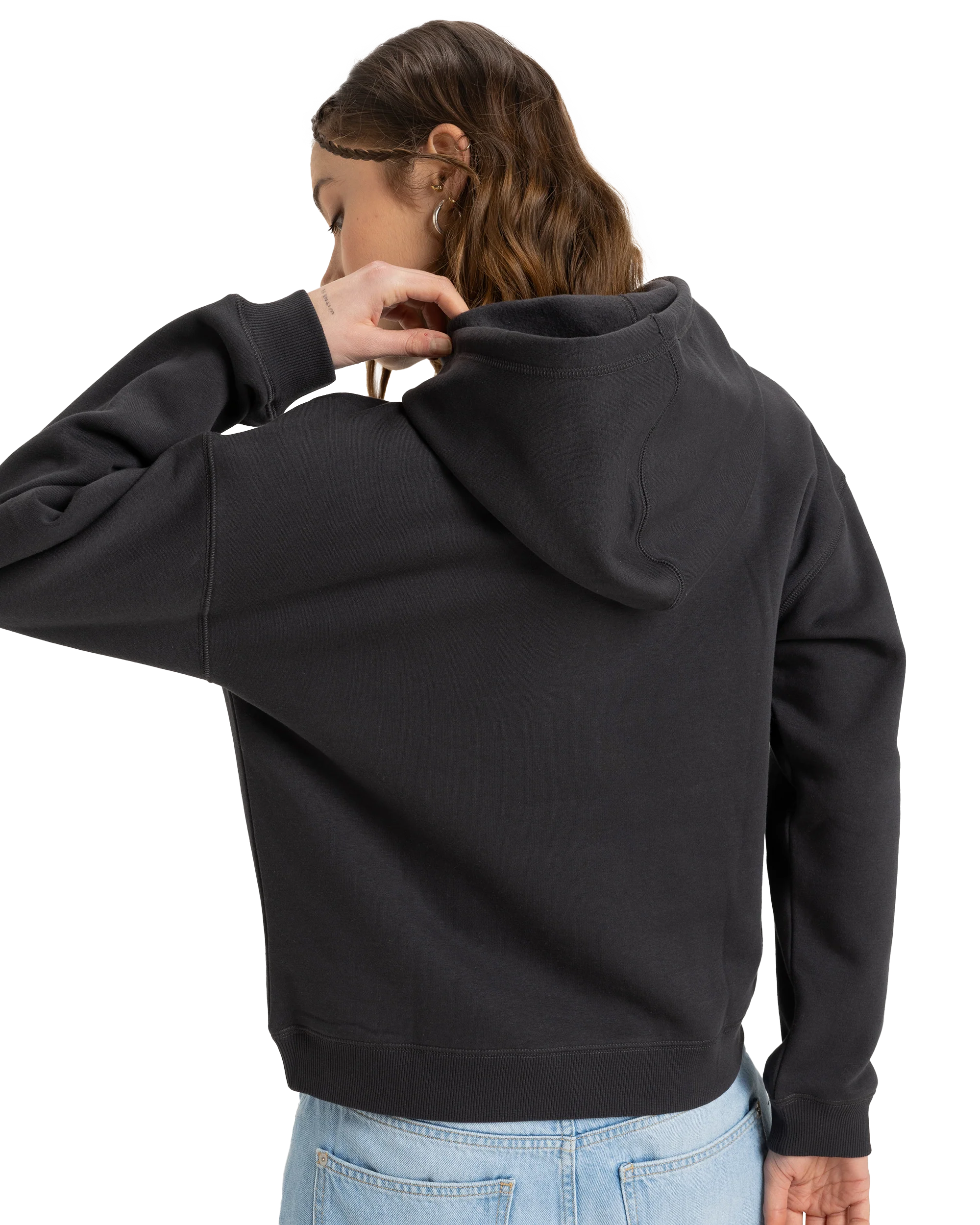Womens Perfect Place Hoodie Brushed(wholeslae) - Image 4