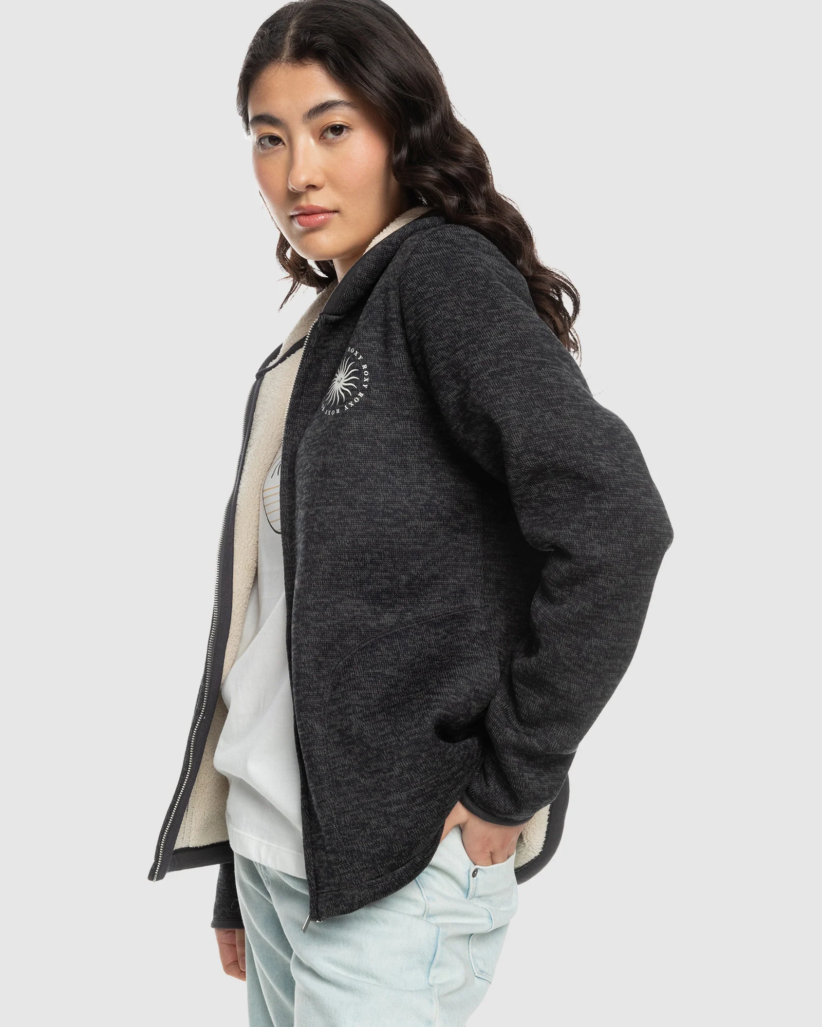 Womens Petal Fever Full-Zip Fleece - Image 2