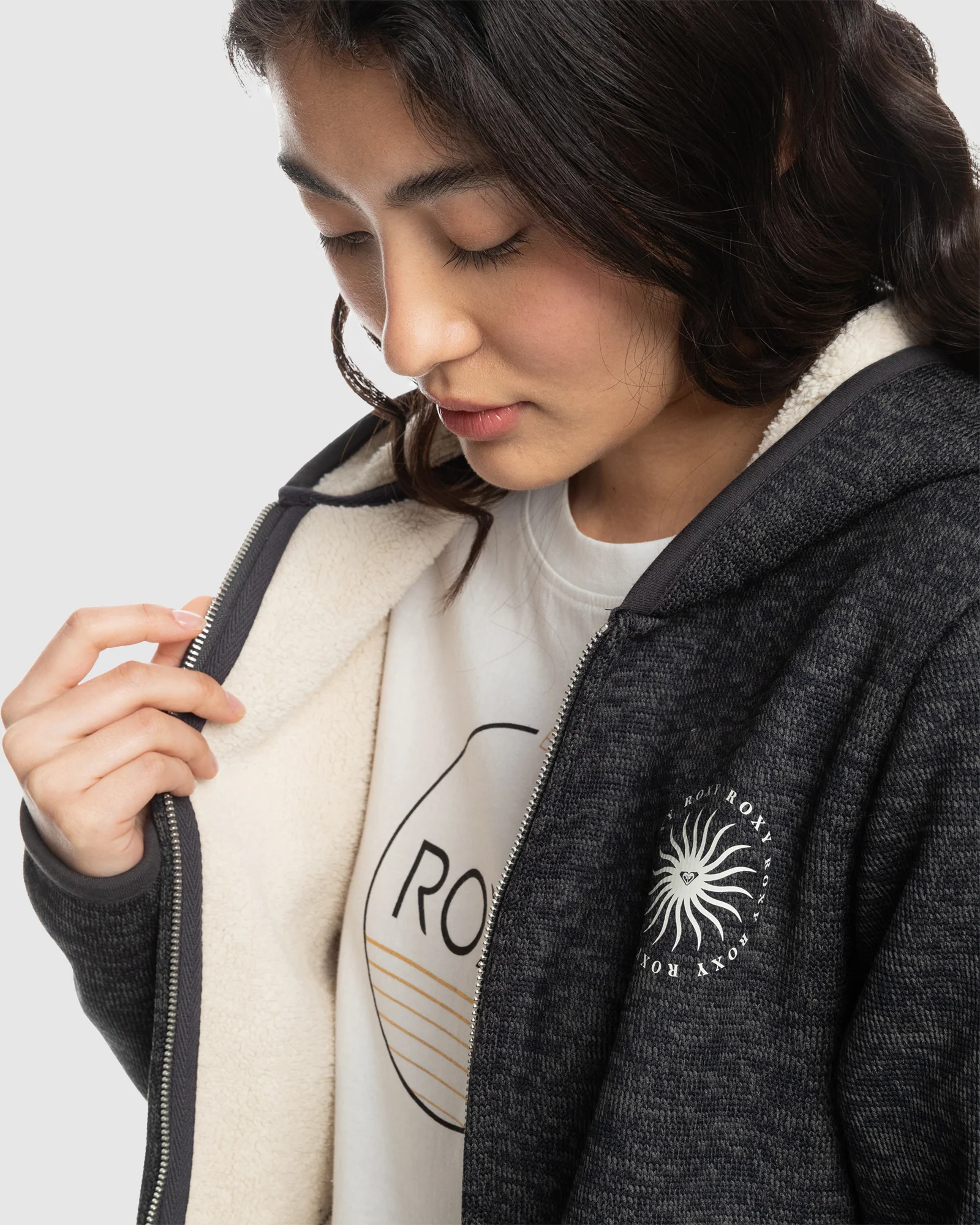 Womens Petal Fever Full-Zip Fleece - Image 4