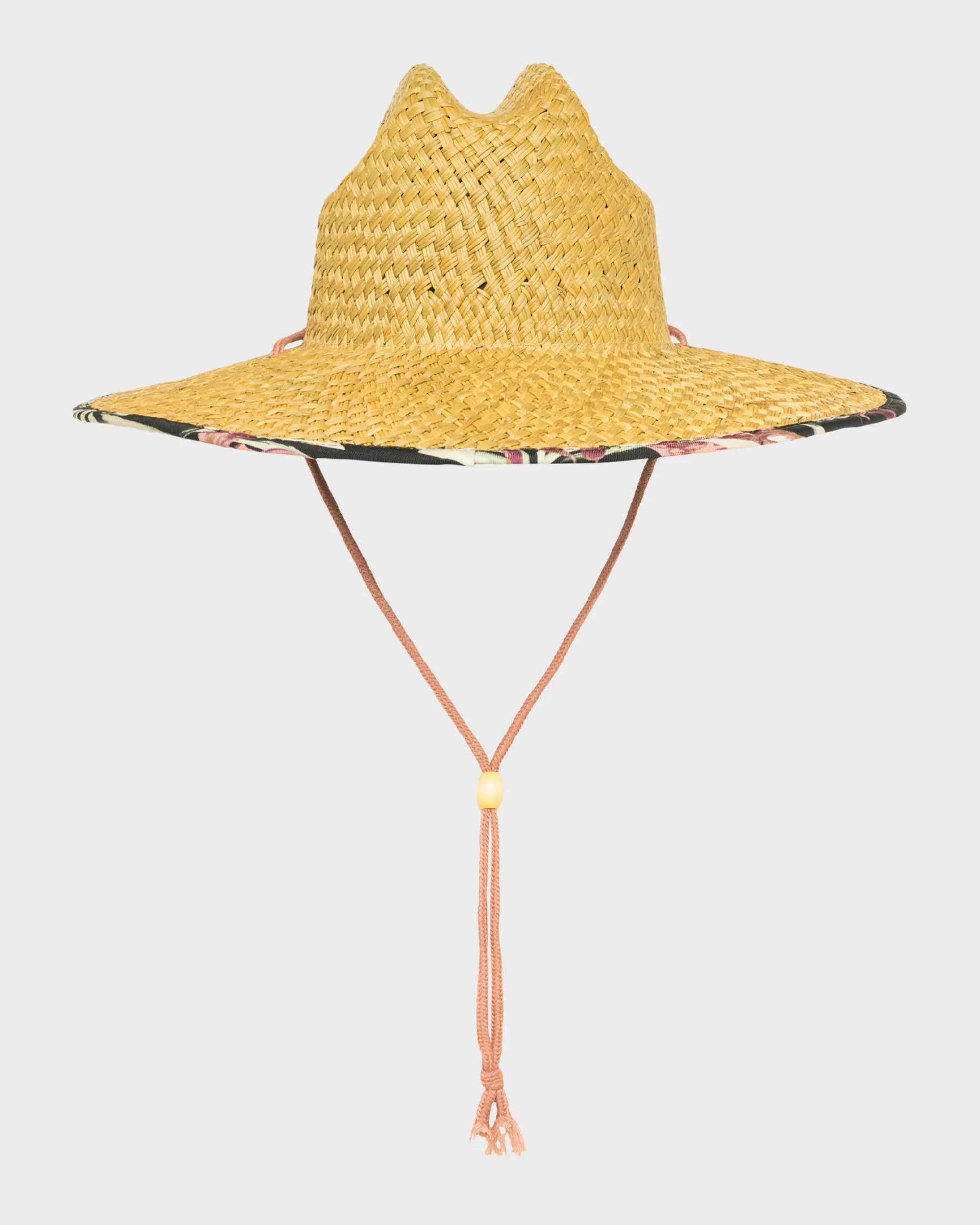 Womens Pina To My Colada Printed Straw Hat - Image 3