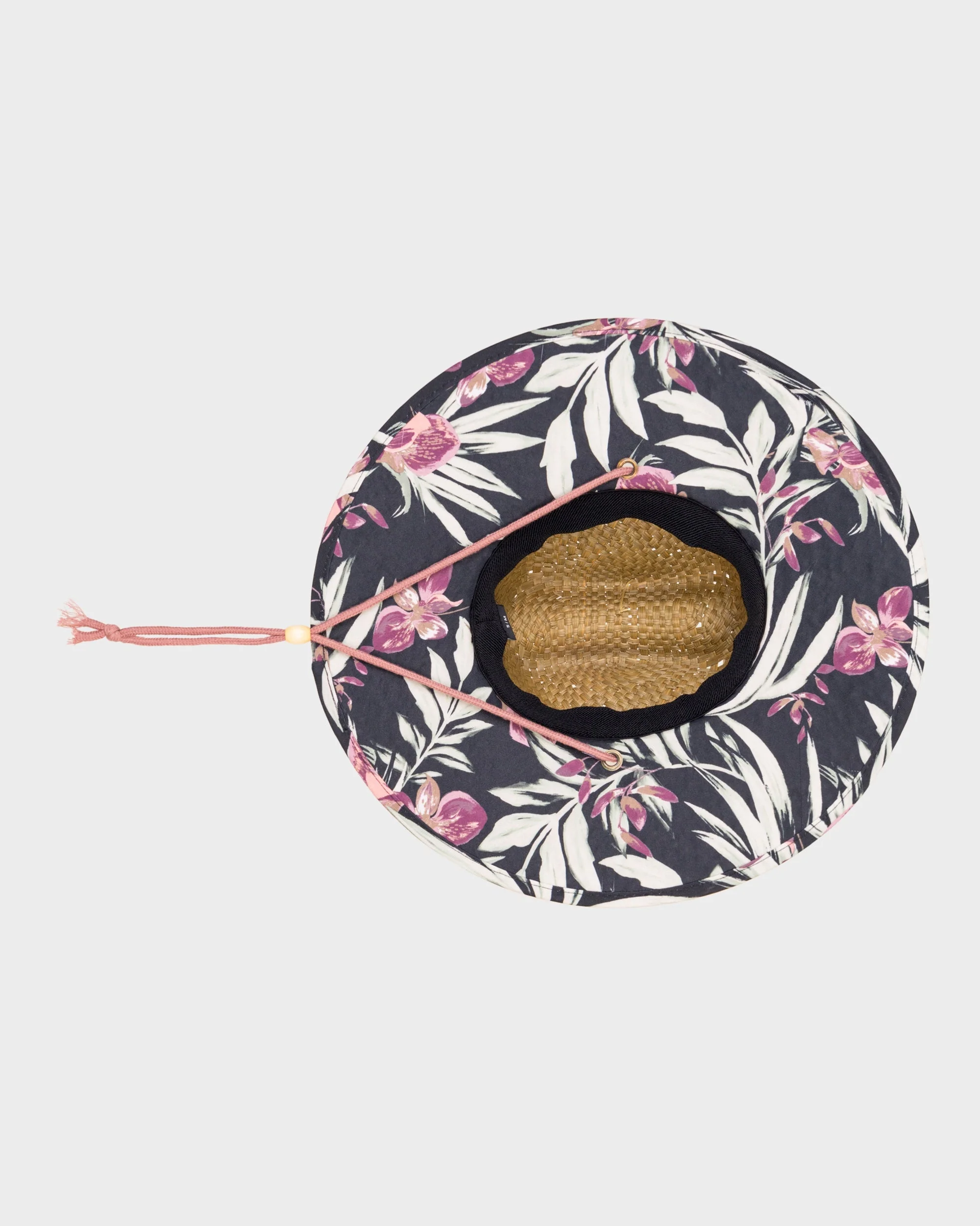 Womens Pina To My Colada Printed Straw Hat - Image 4