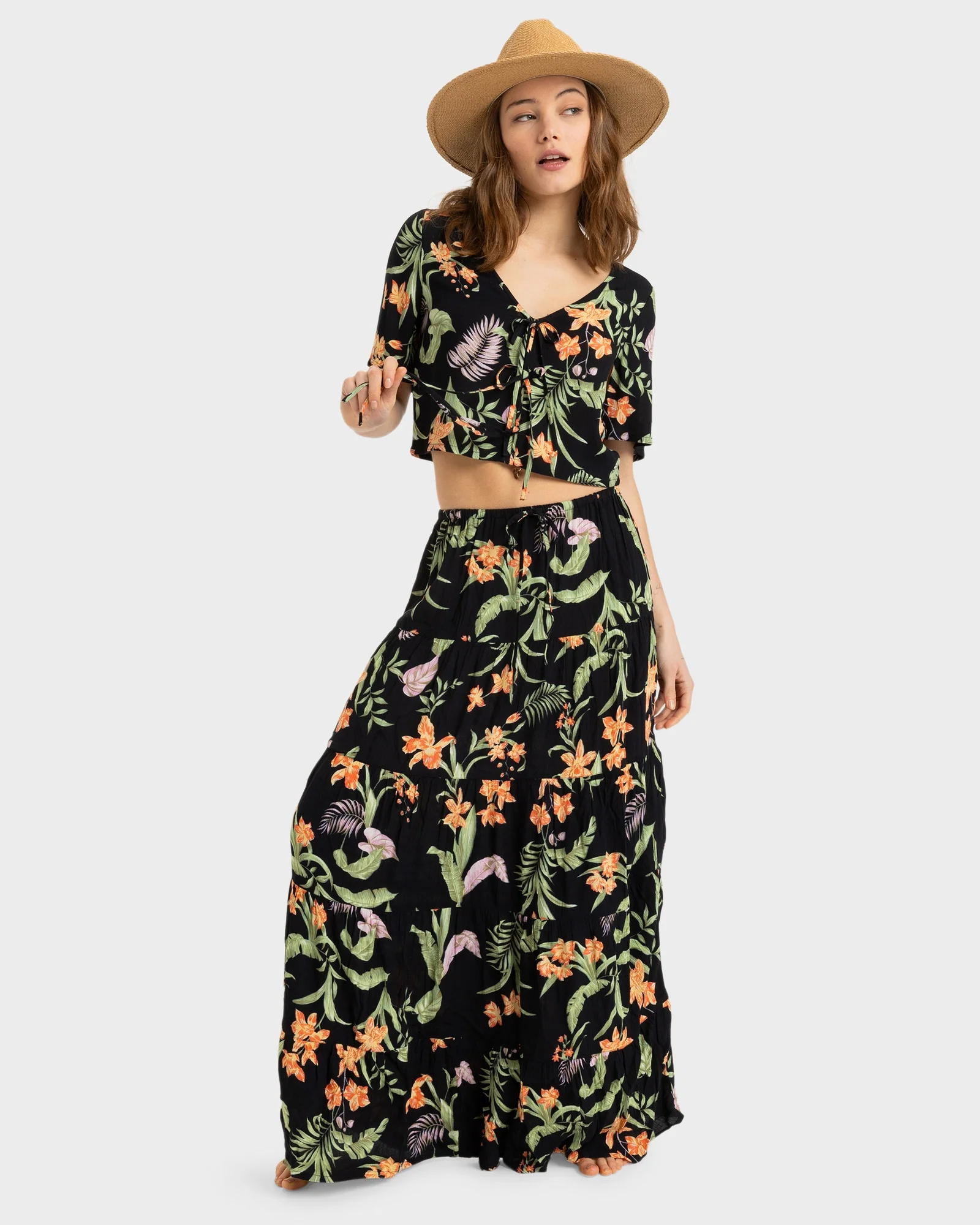 Womens Pink Sunset Top - Image 5