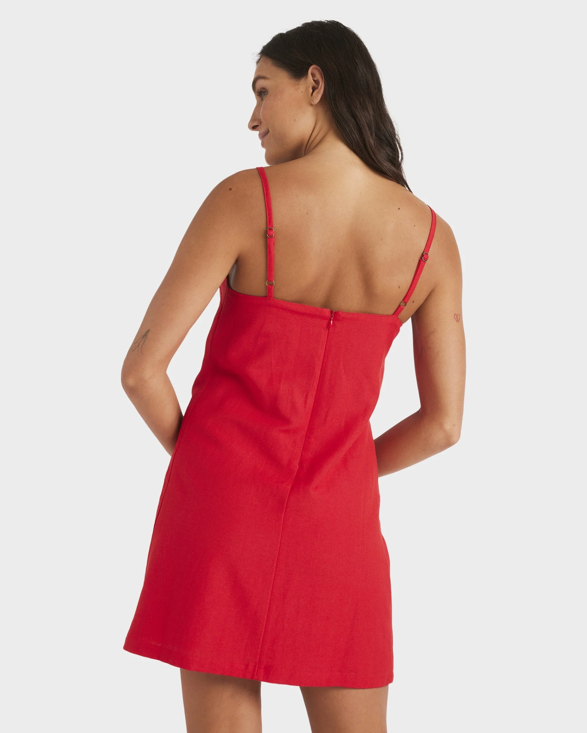 Womens Playa Blanca Mini Dress - Image 3
