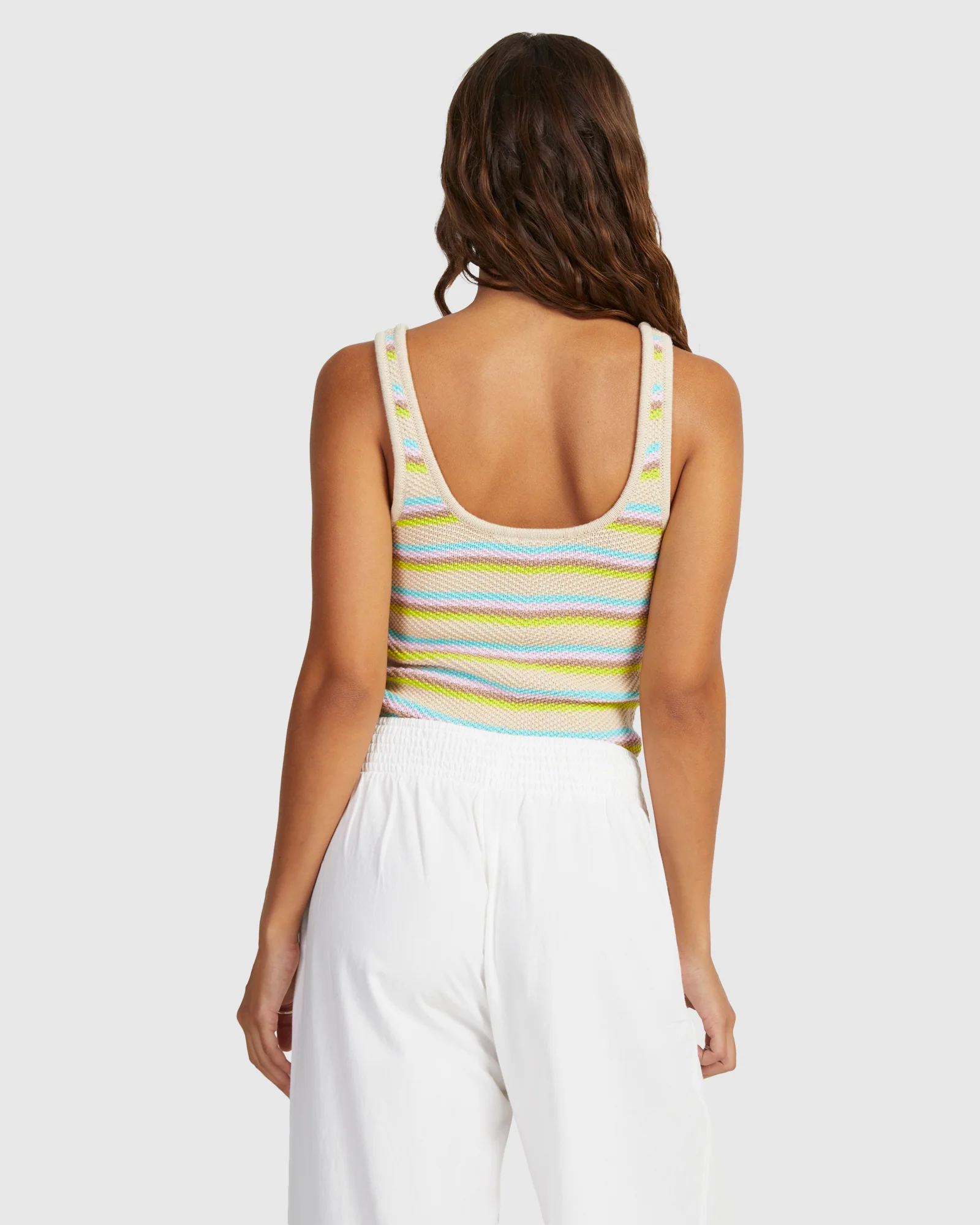 Womens Playa Del Amor Stripe Top - Image 3