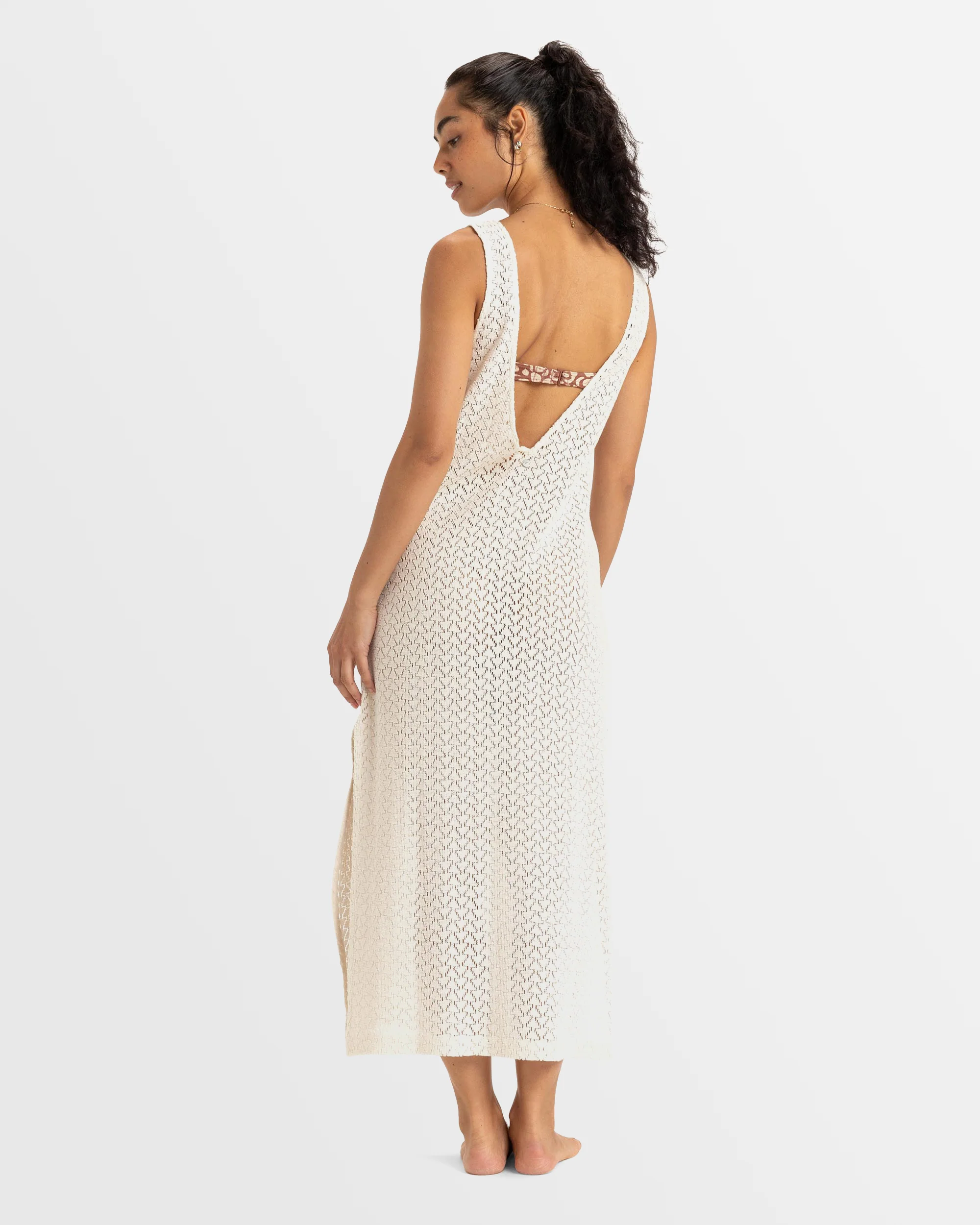 Womens Playa Mood Crochet Long Dress - Image 2