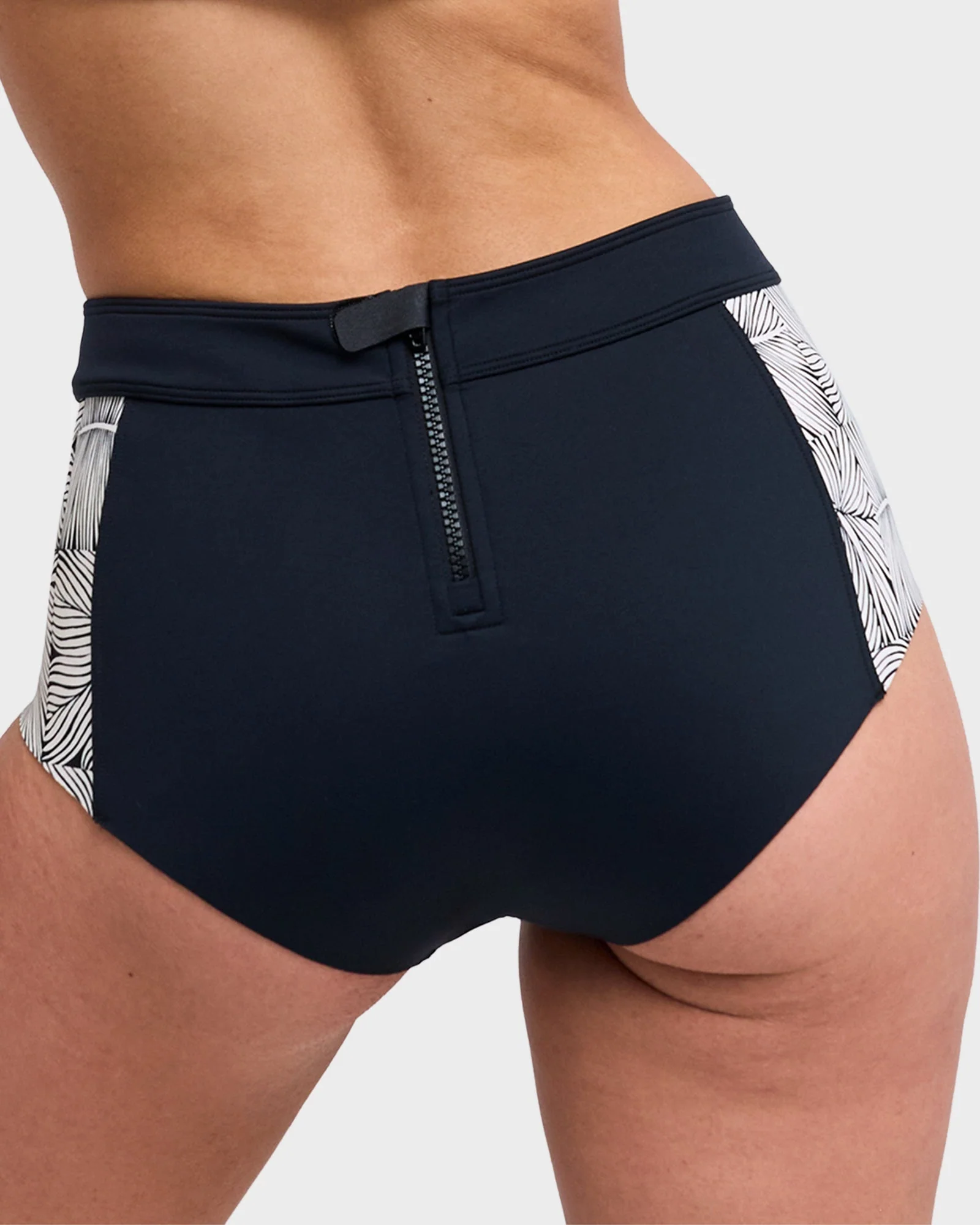 Womens Pro Surf Mid Waist Classic Bikini Bottom - Image 2
