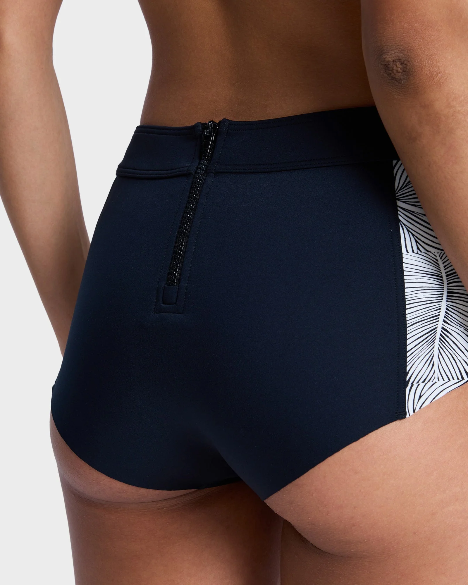 Womens Pro Surf Mid Waist Classic Bikini Bottom - Image 5