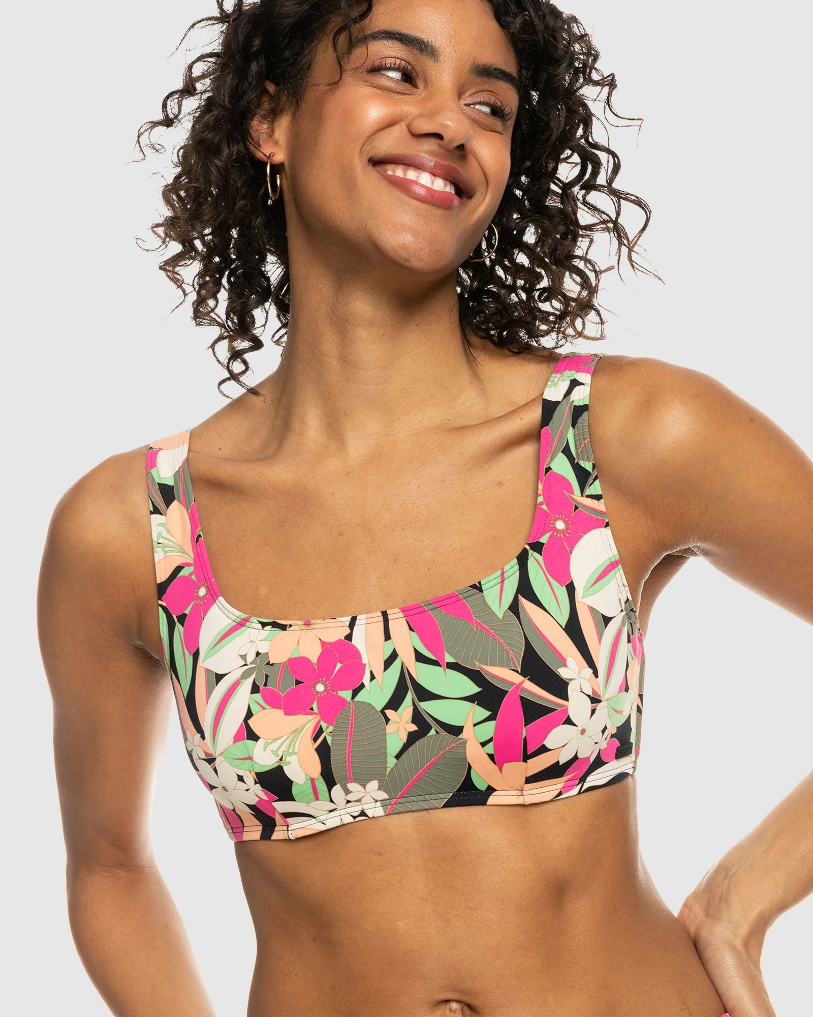 Womens Printed Beach Classics D-Cup Bikini Top - Image 4