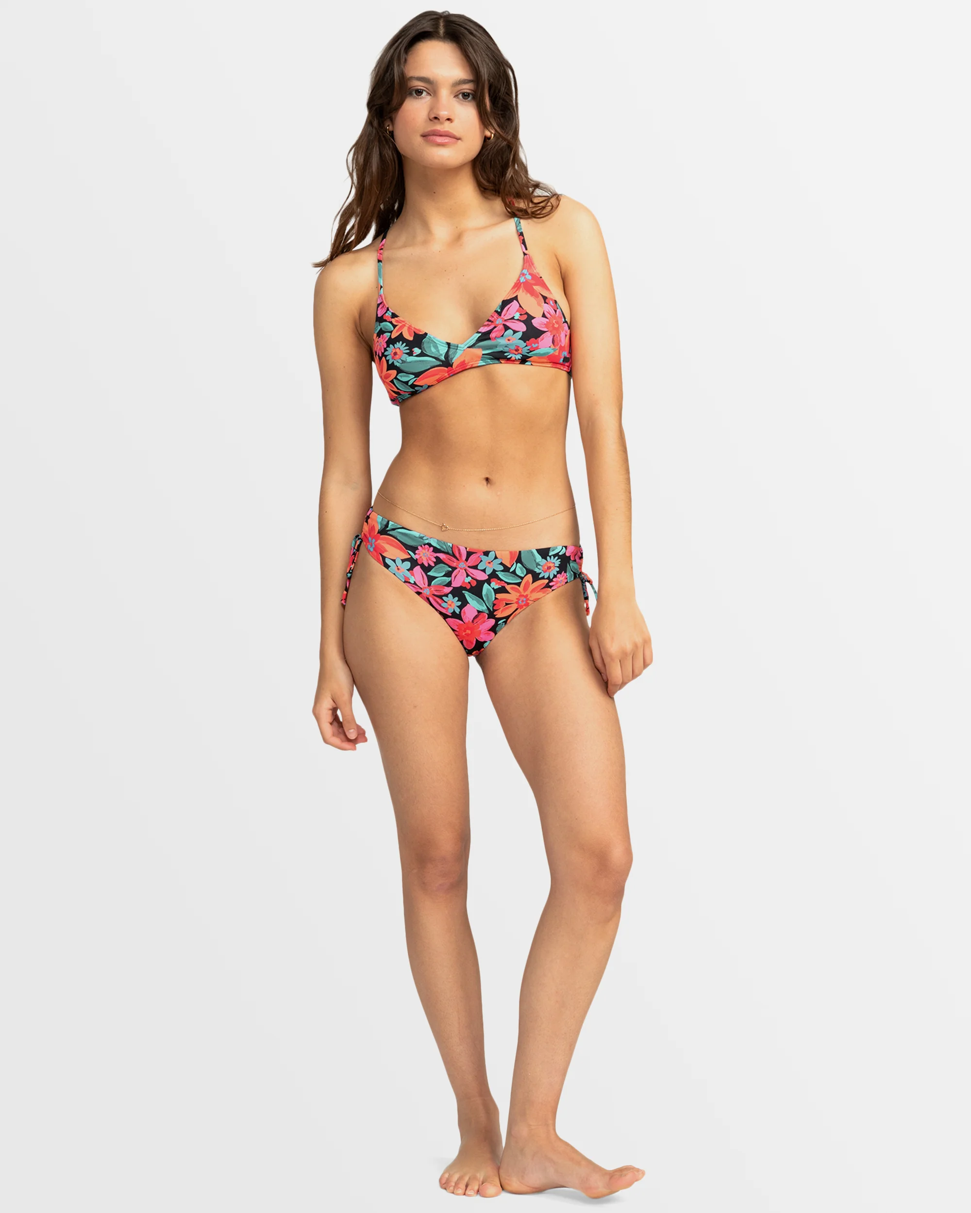 Womens Printed Beach Classics Tie Side Bikini Bottom - Image 4