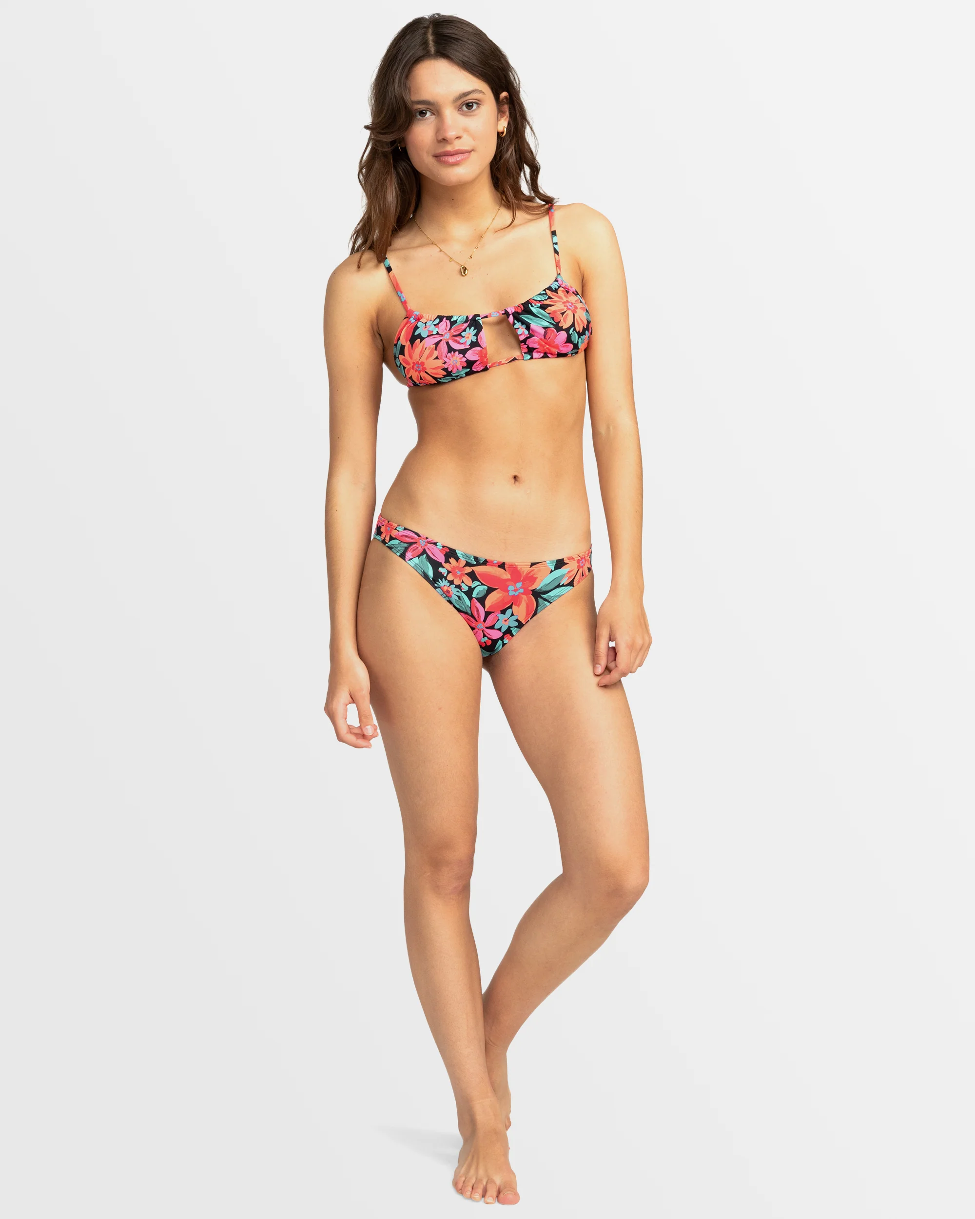 Womens Printed Beach Classics Moderate Bikini Bottom - Image 4