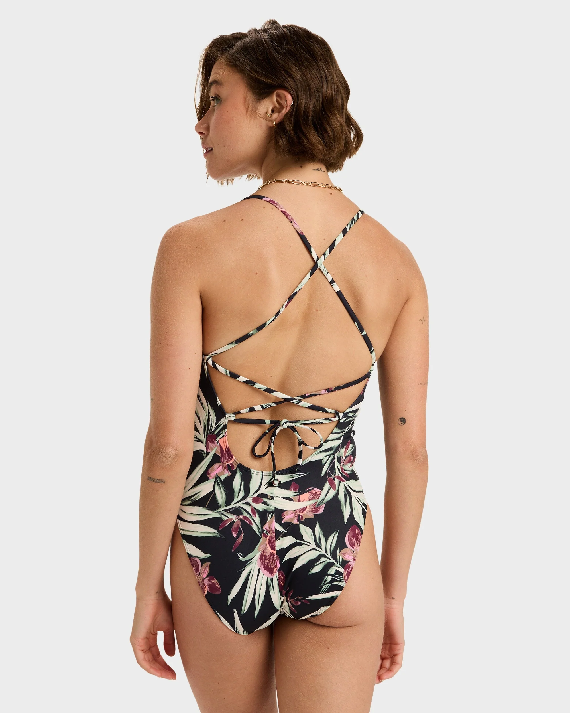 Womens Beach Clessics One Piece Swimsuit - Image 2
