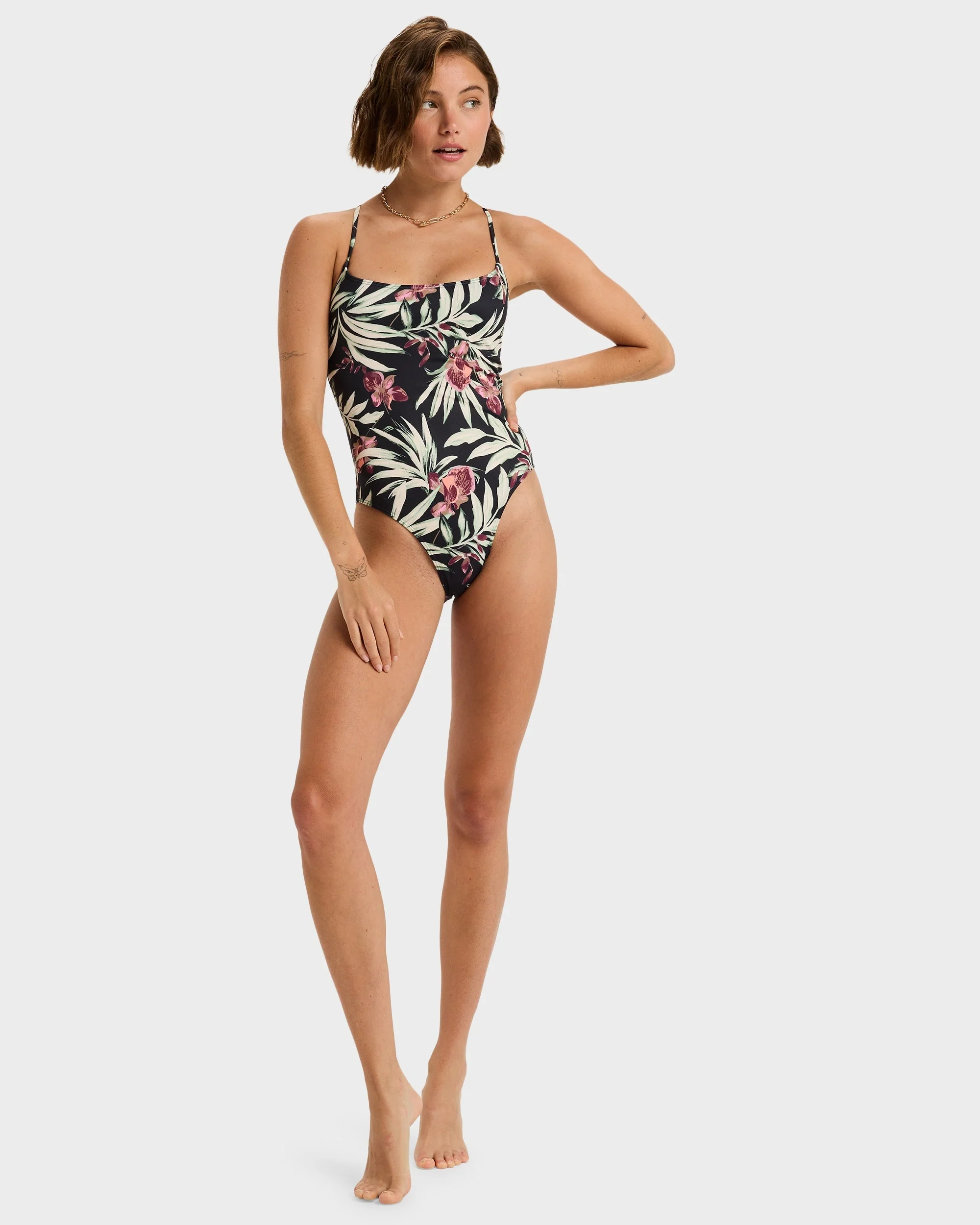 Womens Beach Clessics One Piece Swimsuit - Image 4