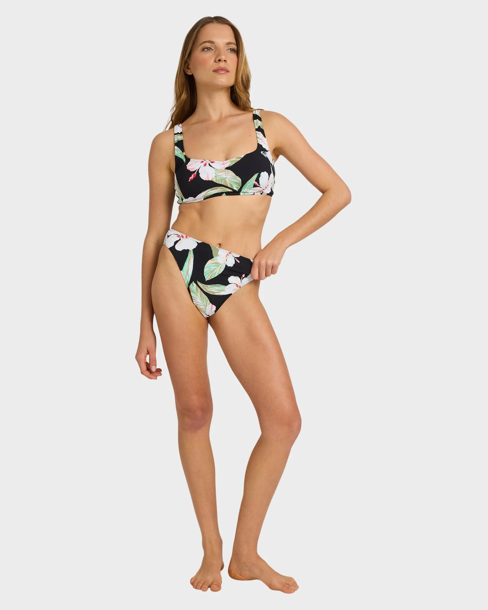 Womens Printed Essentials Bralette Bikini Top - Image 5
