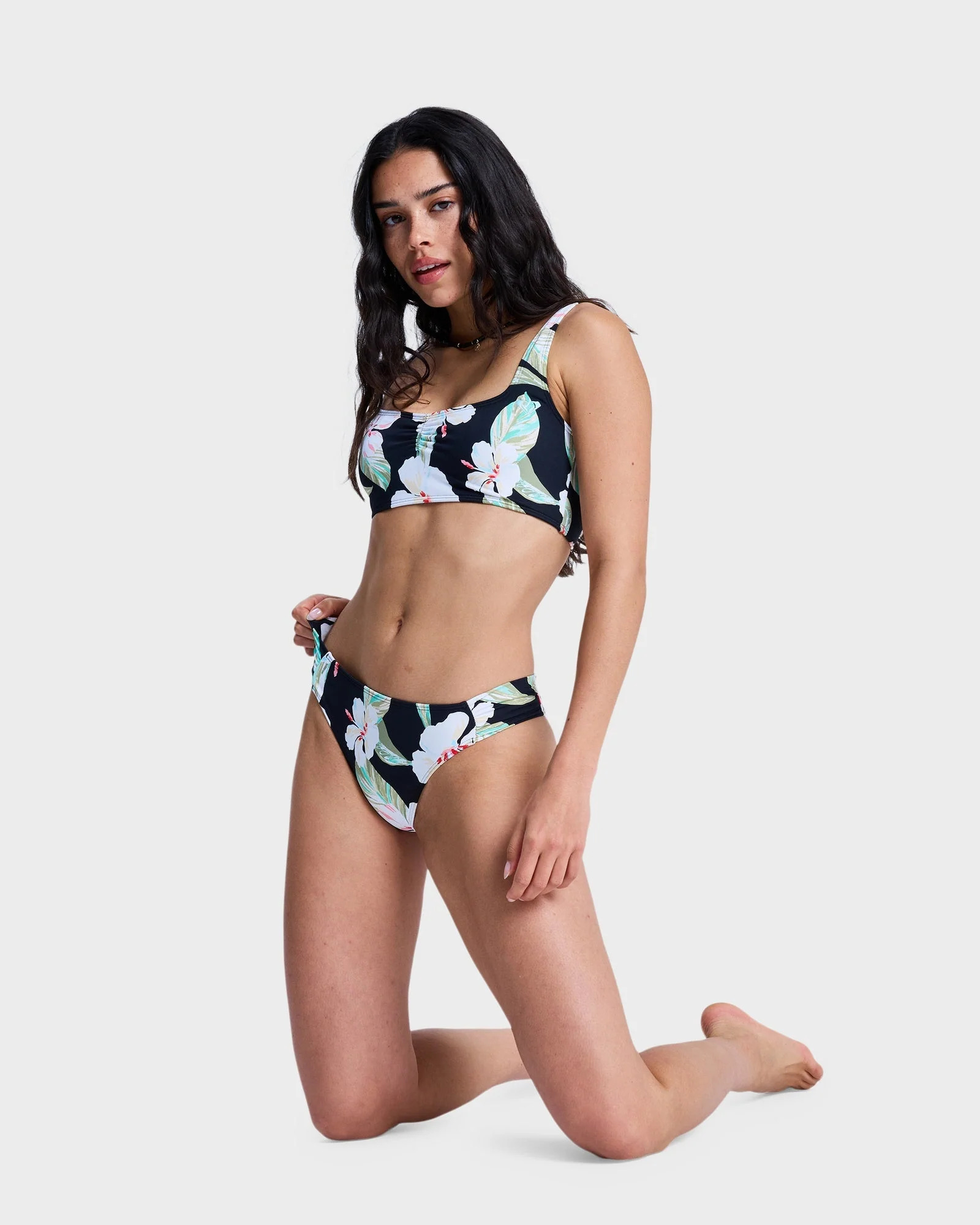 Womens Printed Essentials Moderate Bikini Bottom - Image 3