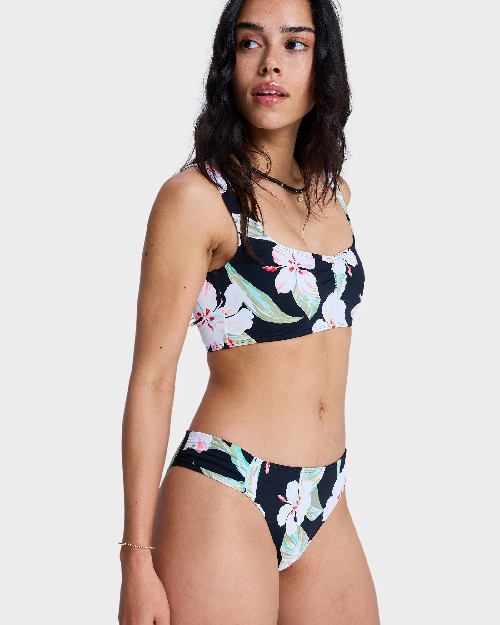 Womens Printed Essentials Moderate Bikini Bottom - Image 4