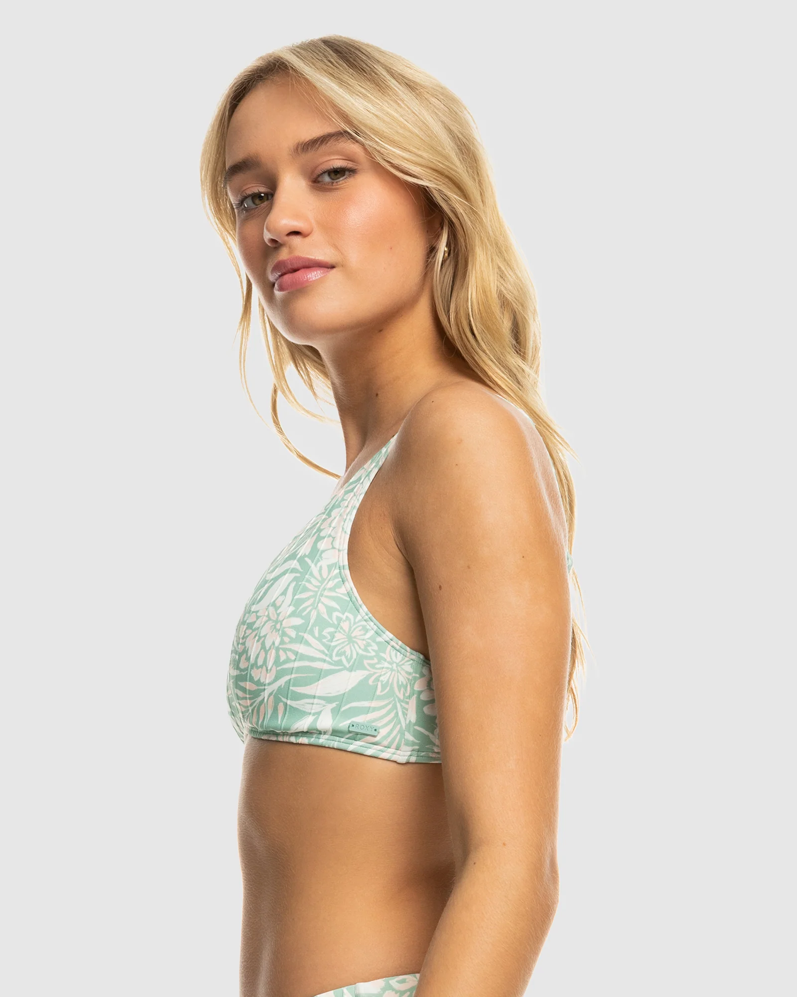 Womens Pt Rib Roxy Love The Oceana V Bikini Top - Image 2