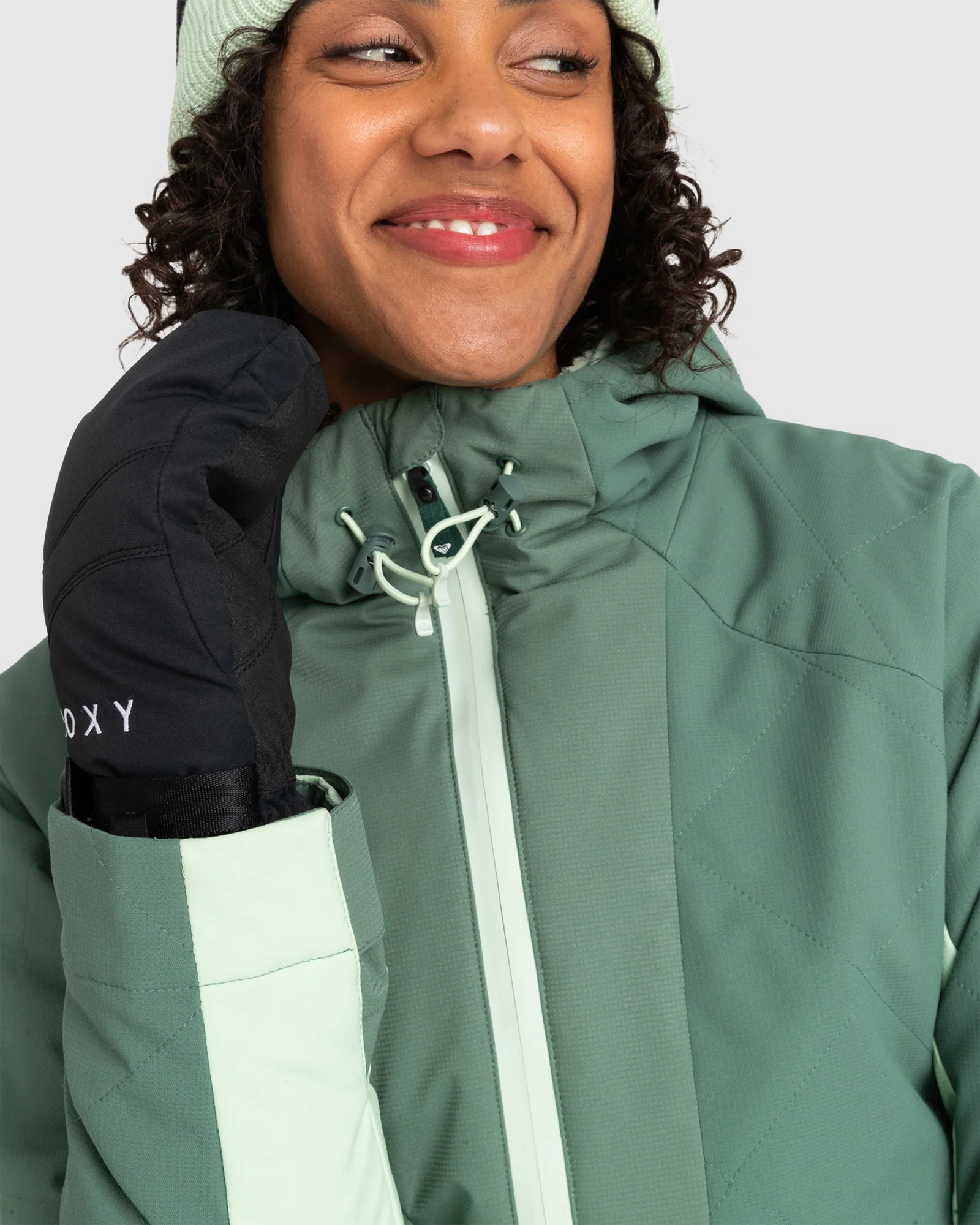 Womens Radiant Lines Overhead Snow Jacket - Image 4