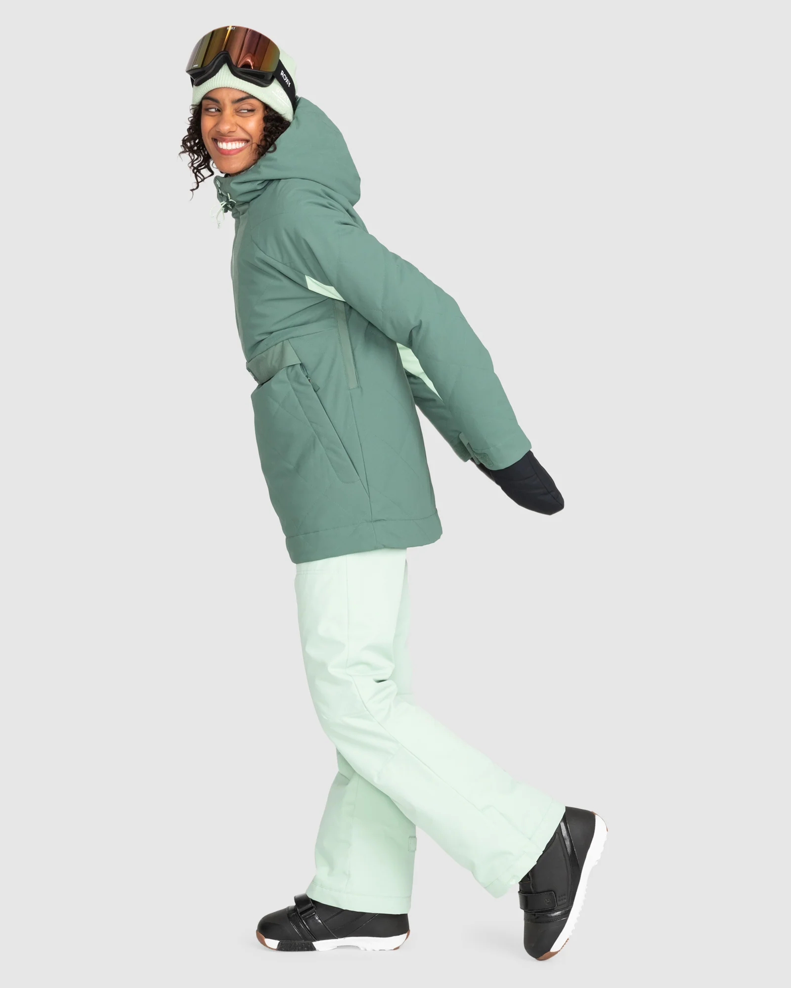 Womens Radiant Lines Overhead Snow Jacket - Image 5