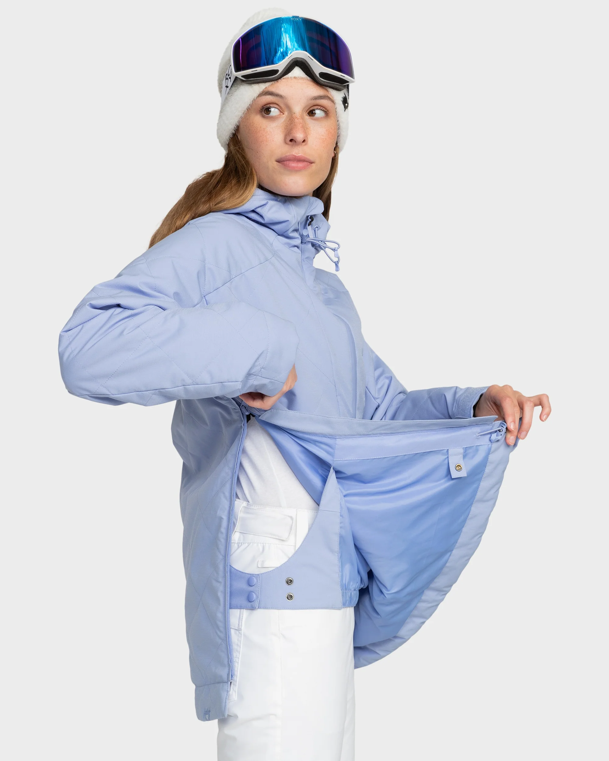 Womens Radiant Lines Overhead Snow Jacket - Image 4