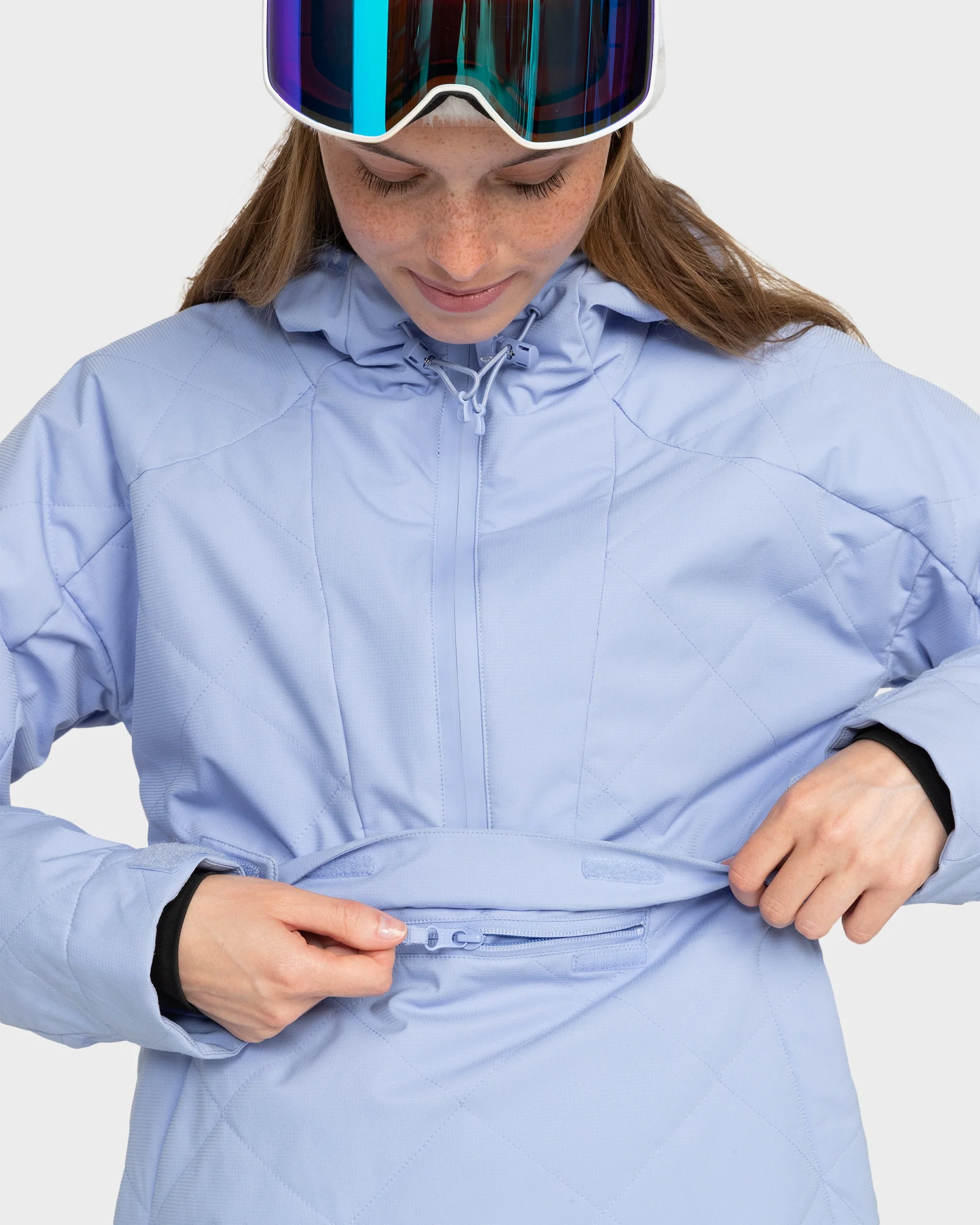 Womens Radiant Lines Overhead Snow Jacket - Image 5