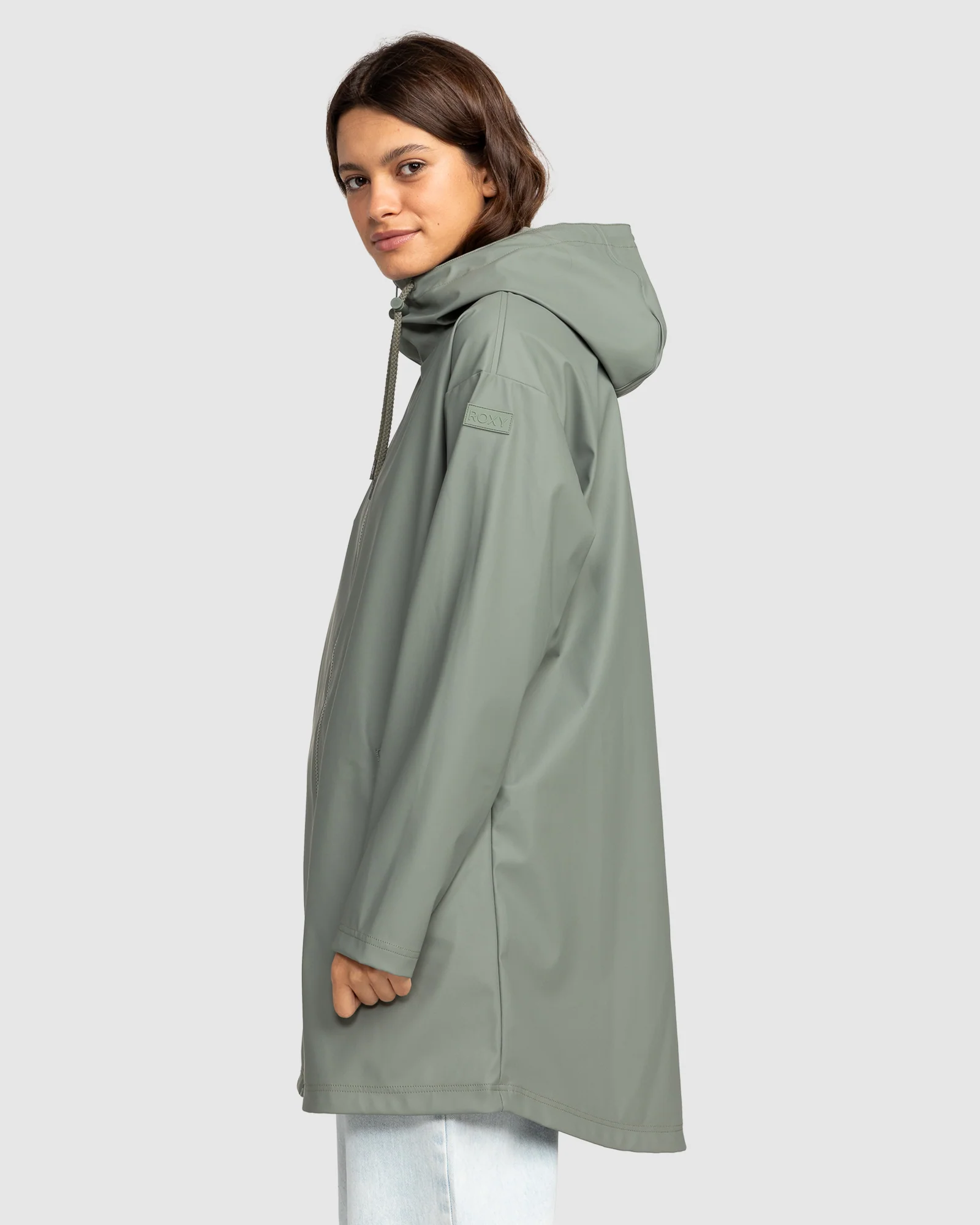 Womens Raining Again Hooded Jacket - Image 2