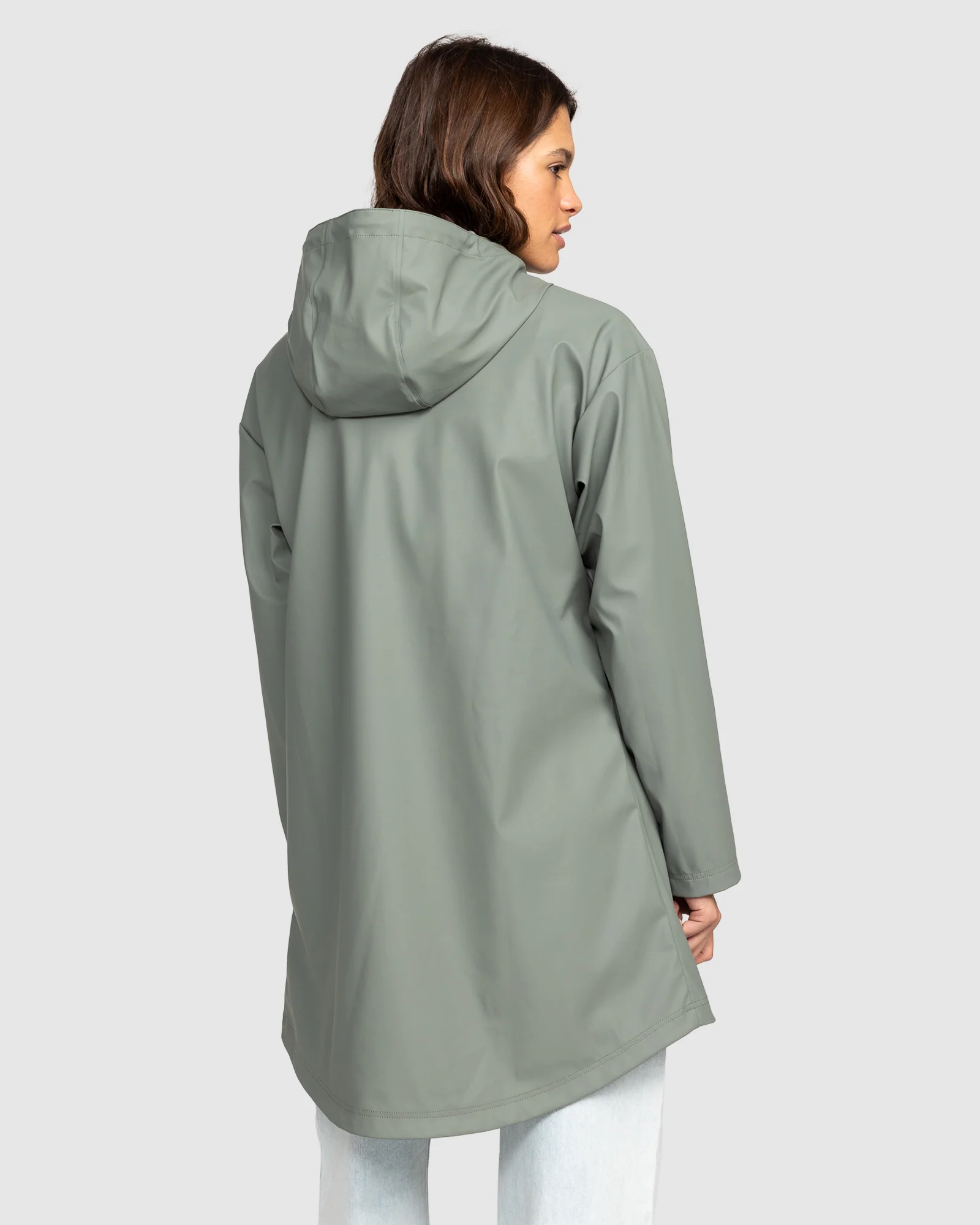 Womens Raining Again Hooded Jacket - Image 3