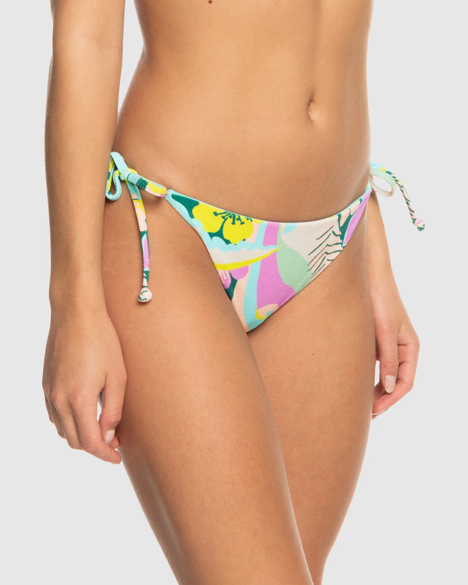 Womens Rave Wave Cheeky Tie Side Bikini Bottom - Image 2