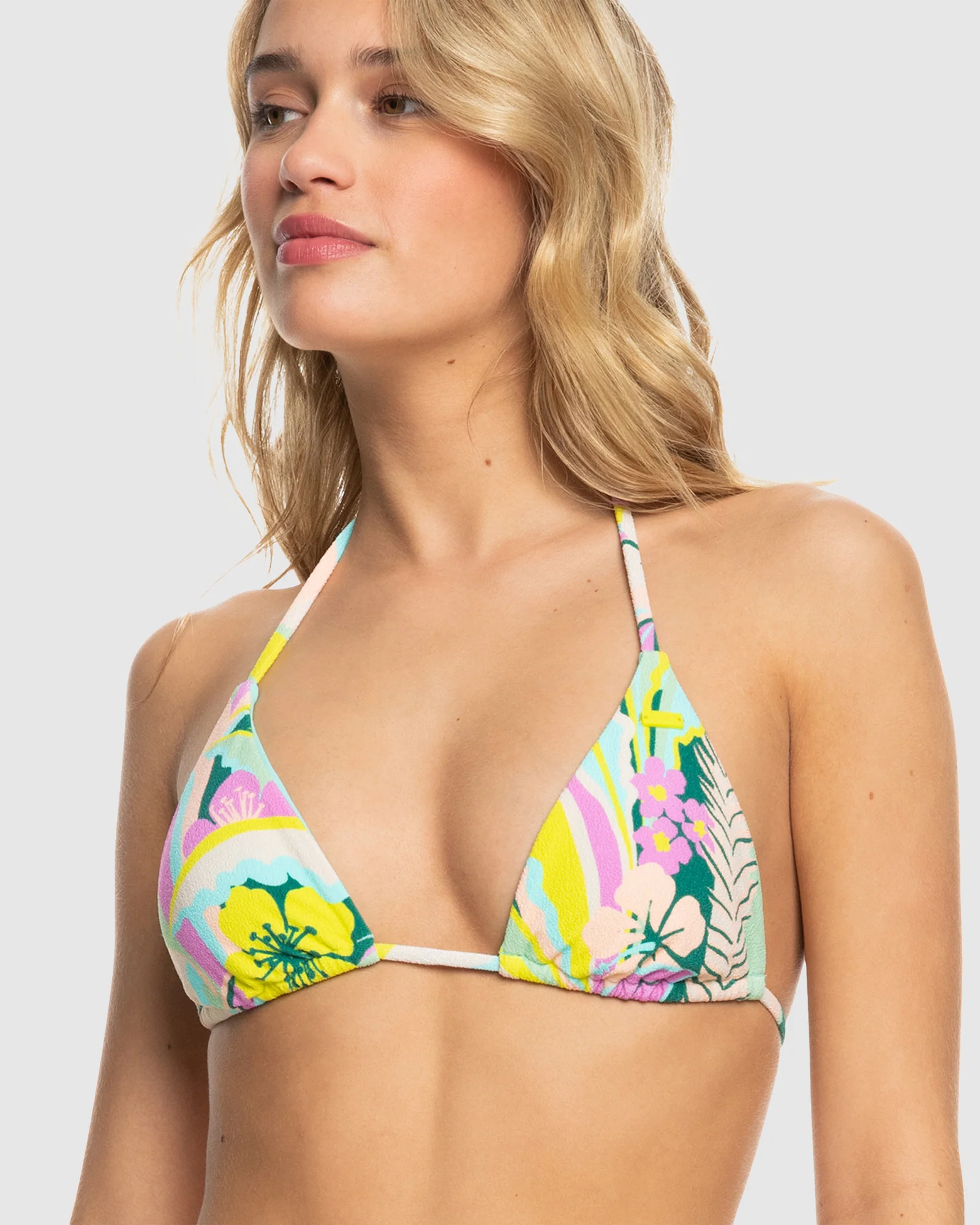 Womens Rave Wave Tiki Tri Bikini Top - Image 3