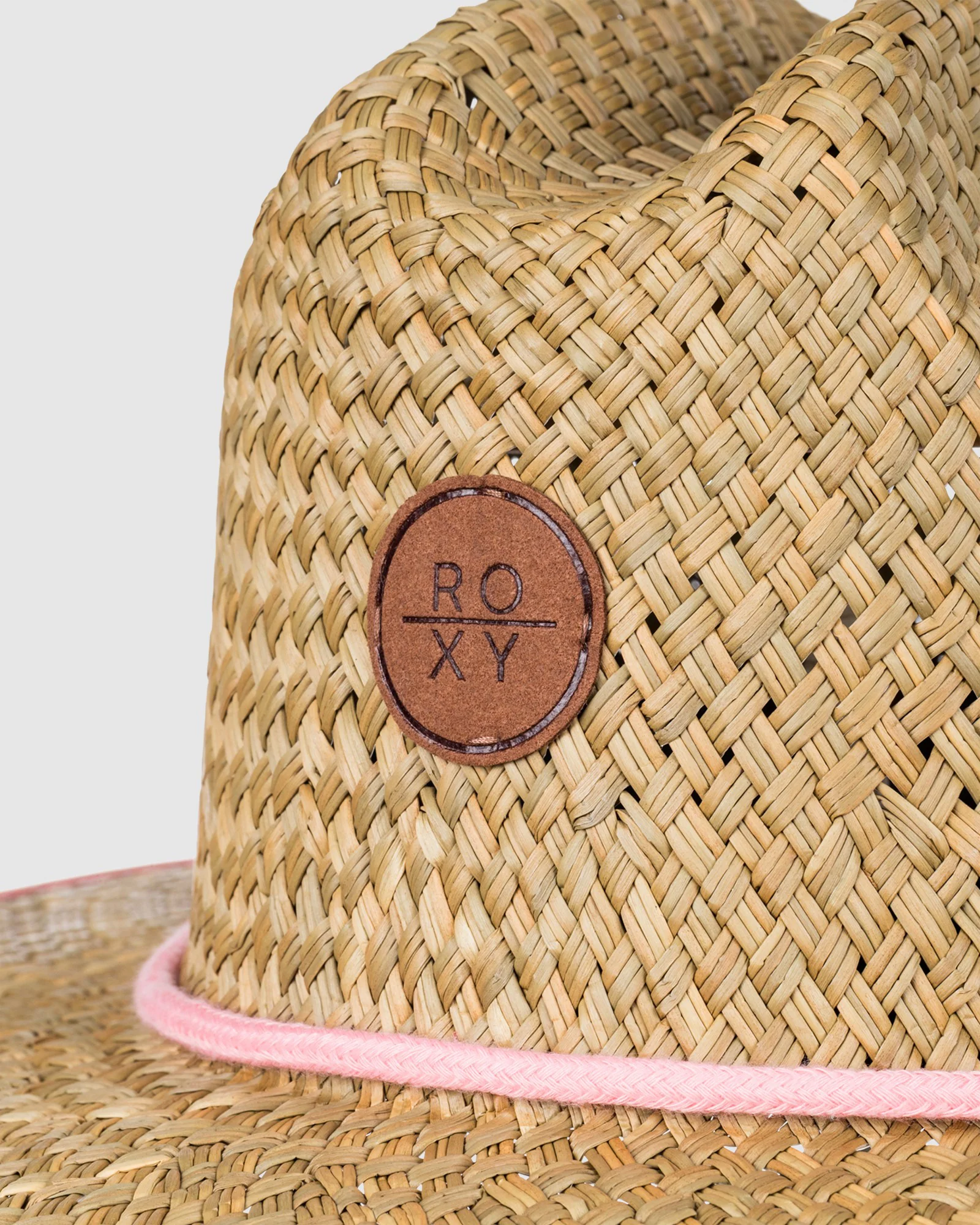 Girls 8-16 Pina To My Colada Solid Straw Hat - Image 2
