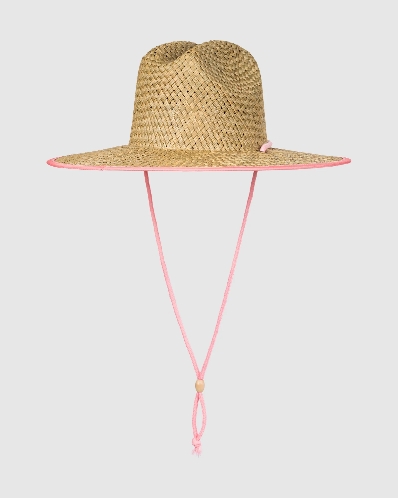 Girls 8-16 Pina To My Colada Solid Straw Hat - Image 4