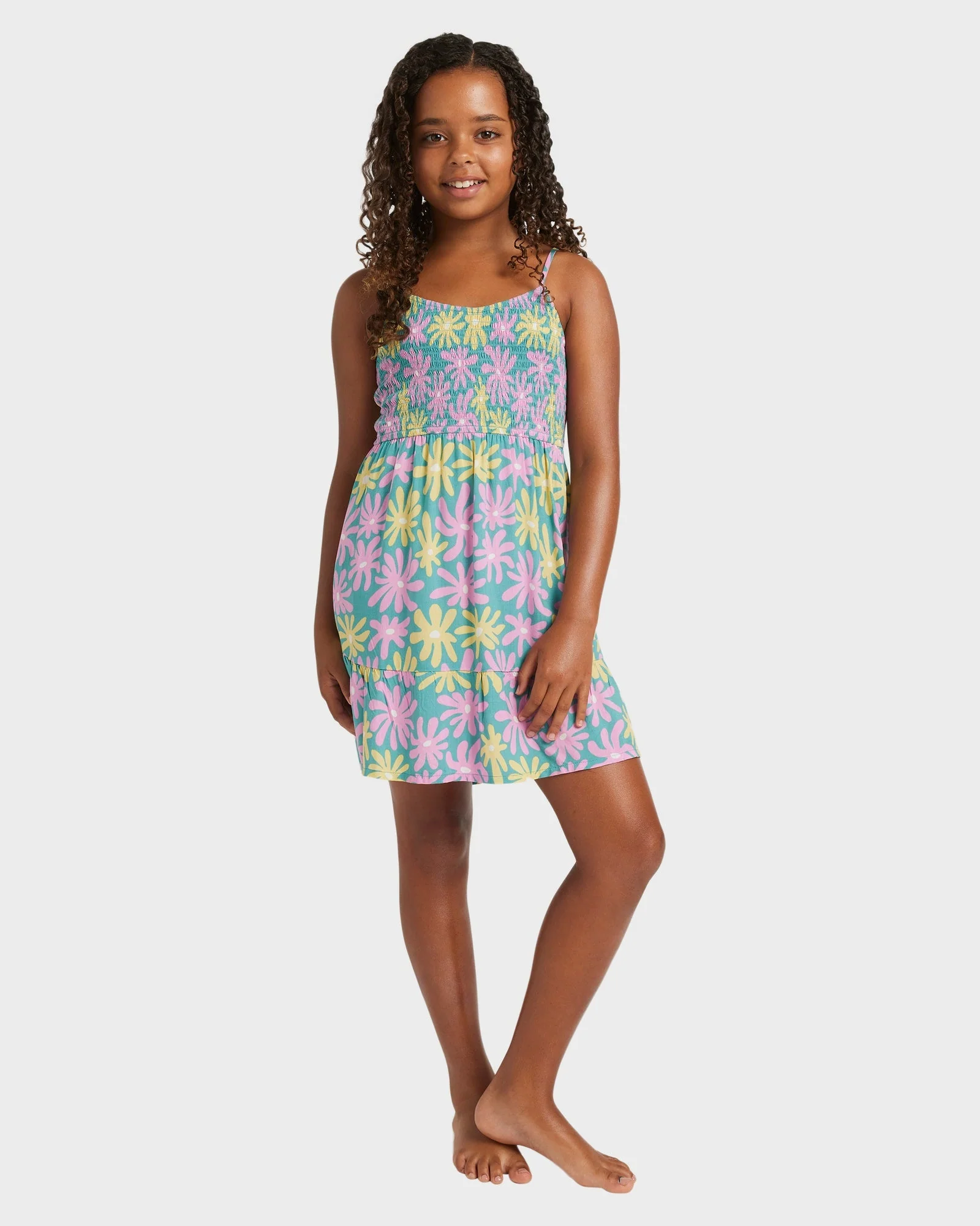 Girls 8-16 Trop Glow Mini Dress - Image 5
