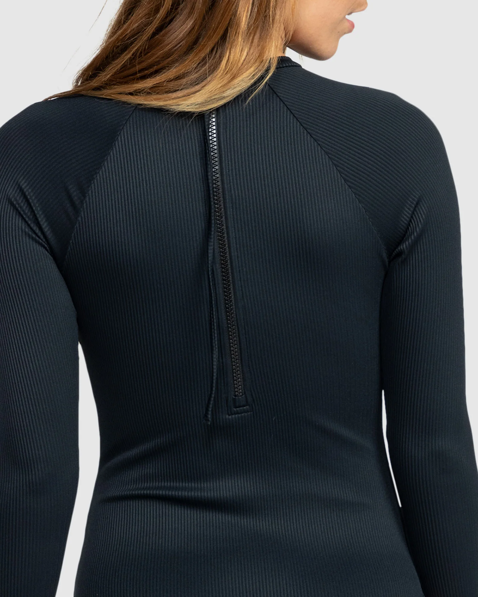 Womens Rib Loxy Love Long Sleeve Rash Vest - Image 4