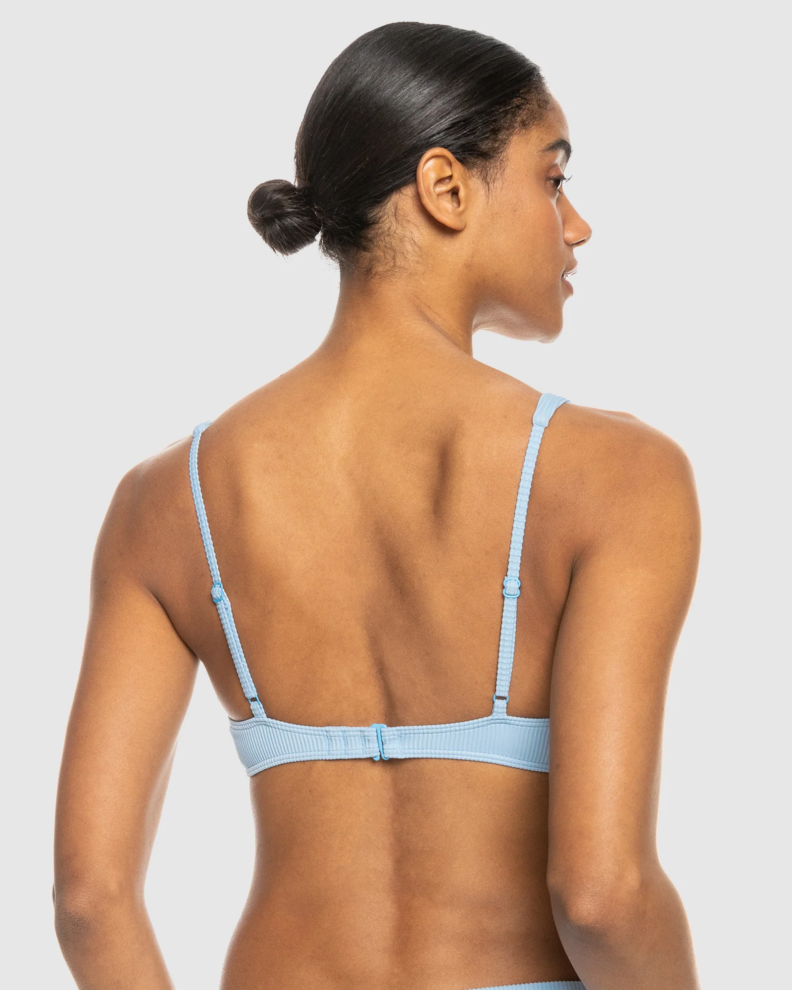 Womens Rib Roxy Love Offshore V-Neck Bikini Top - Image 3