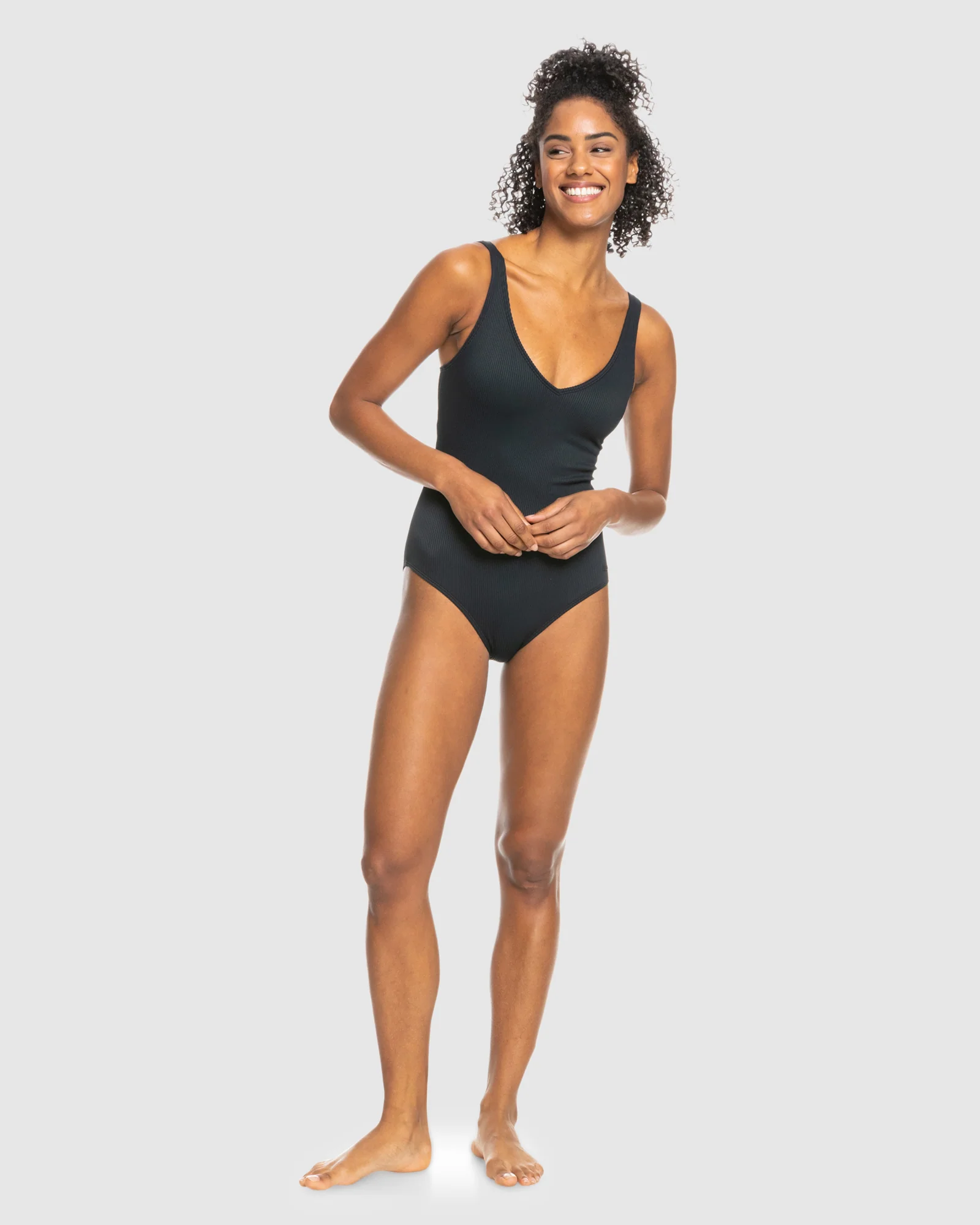 Womens Rib Roxy Love One Piece Swimsuit - Image 5