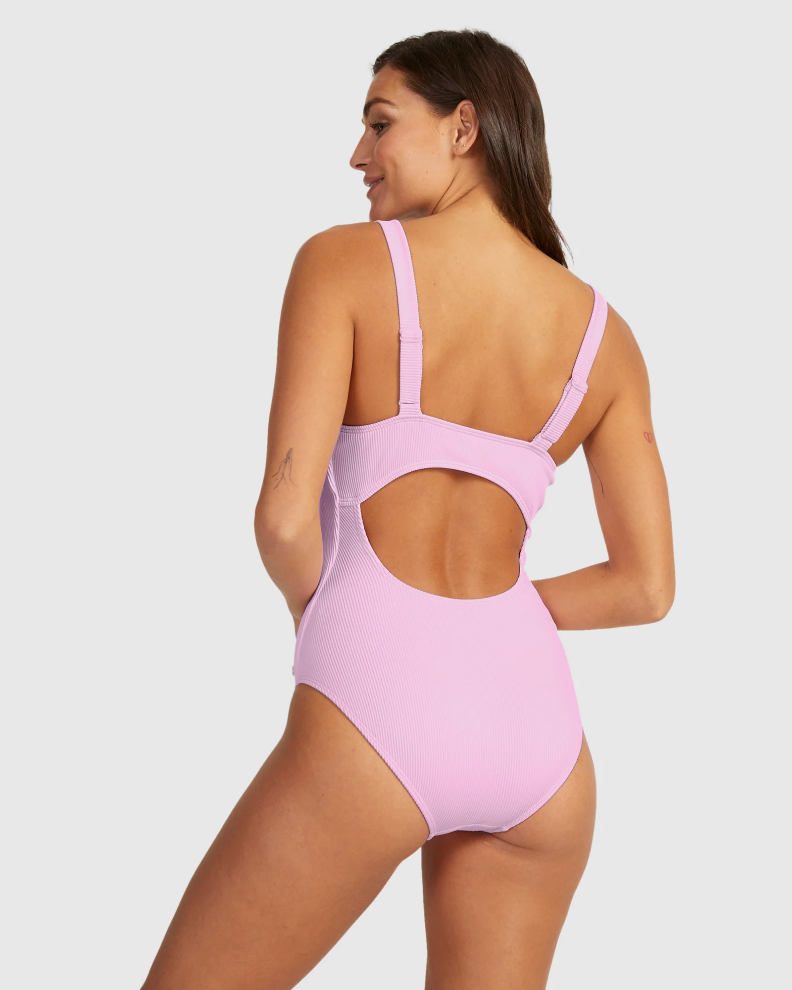 Womens Rib Roxy Love One Piece New One Piece Swimsuit - Image 3