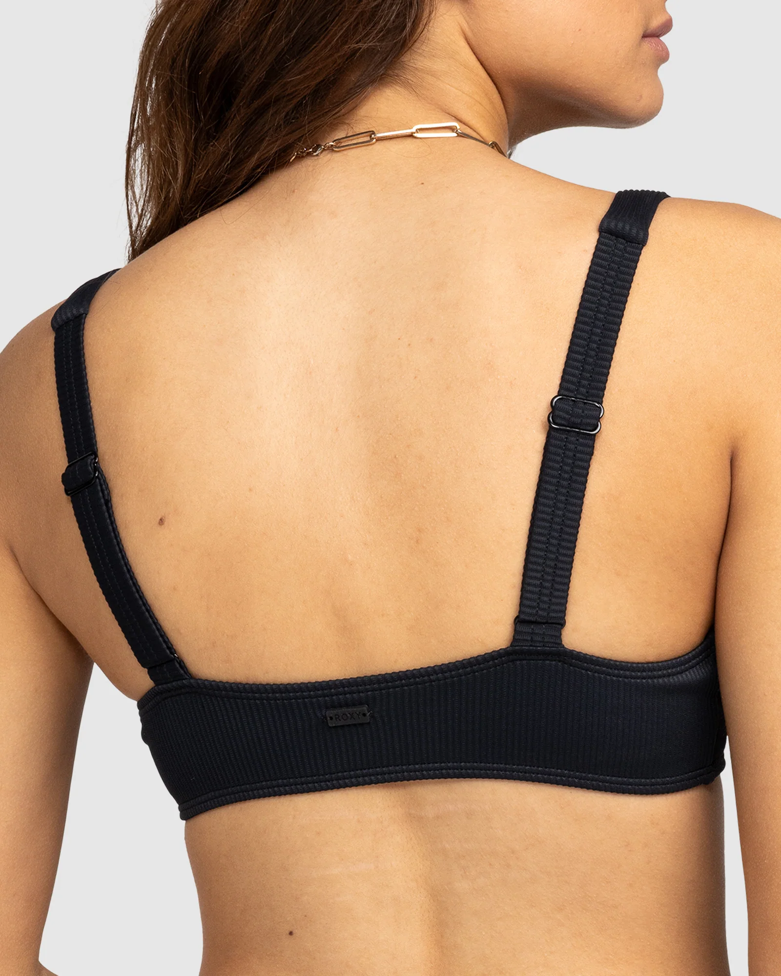Womens Rib Roxy Love The Glassy Bikini Top - Image 4