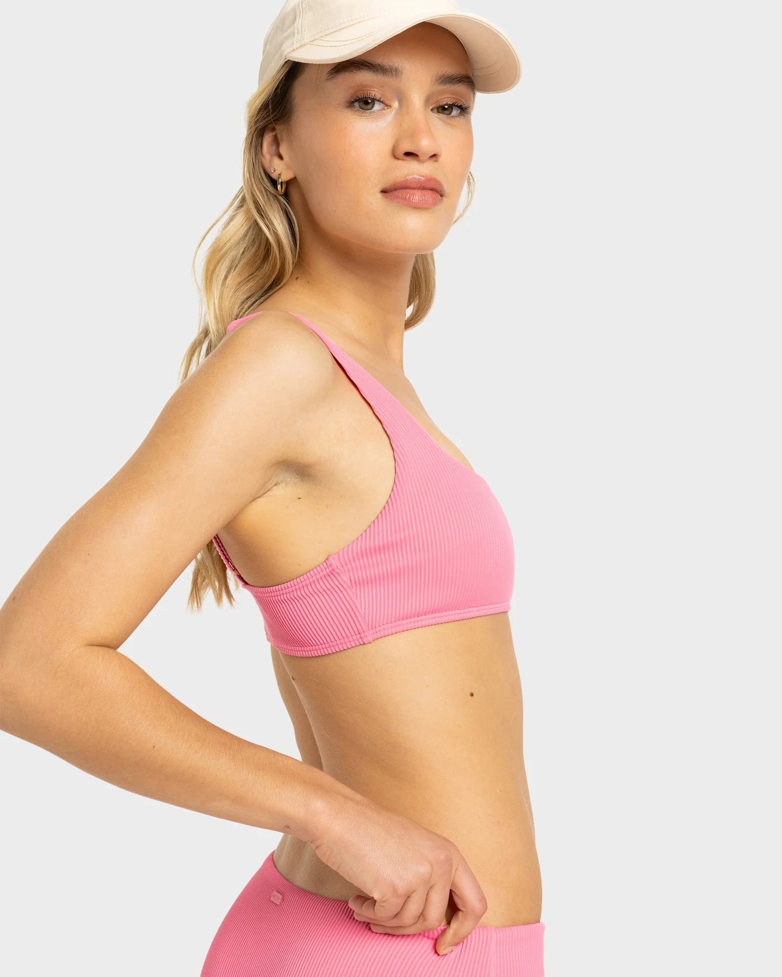 Womens Rib Roxy Love The Glassy Bikini Top - Image 2